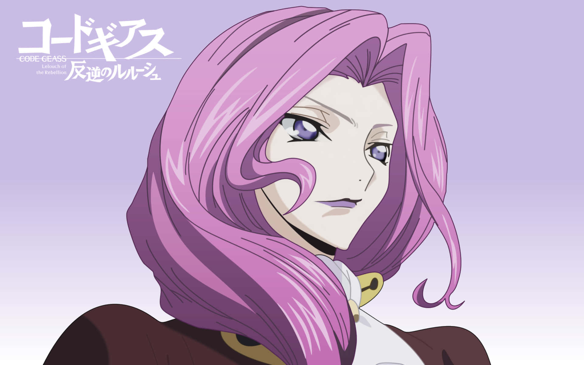Cornelia li Britannia, purple hair, piercing blue eyes, Full HD Desktop Wallpaper