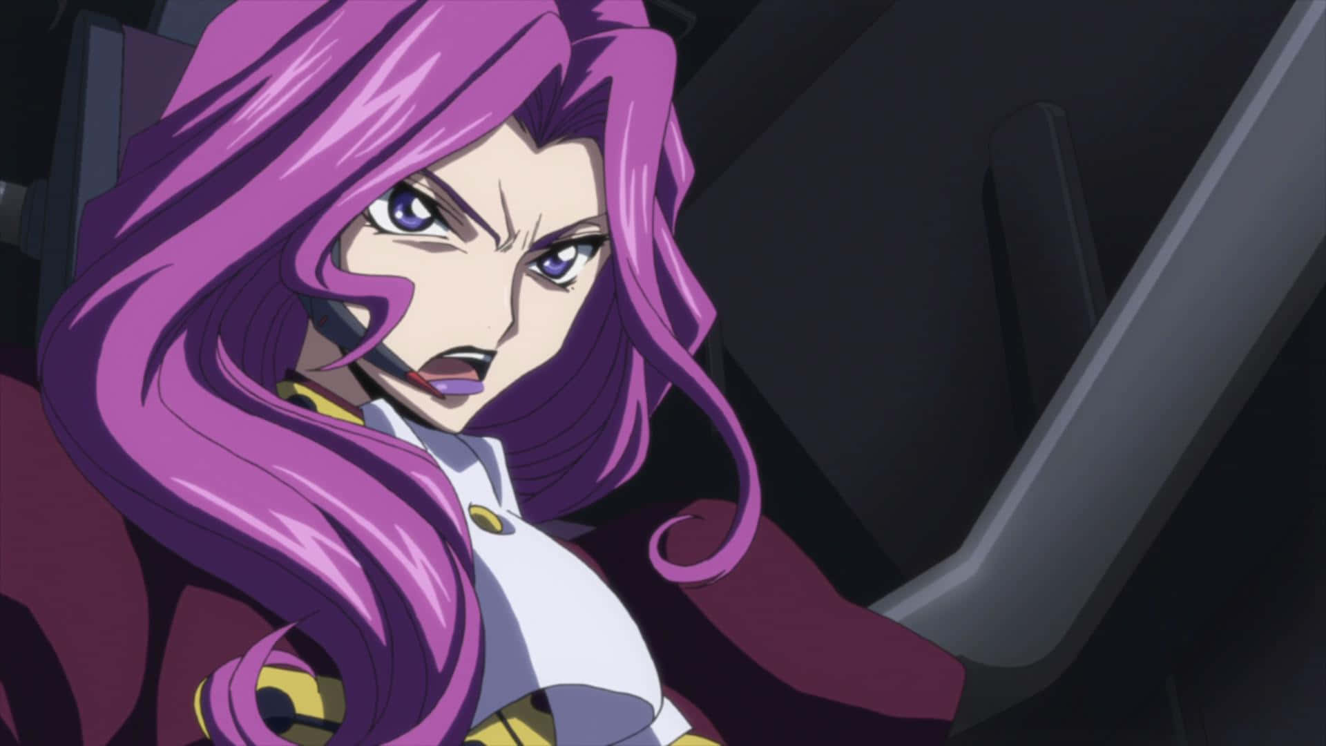 Cornelia Li Britannia, anime woman, long purple hair, Full HD Desktop Wallpaper