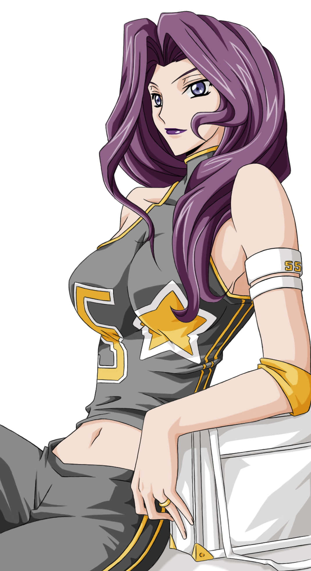Cornelia Li Britannia, long purple hair, blue eyes, Full HD Phone Wallpaper