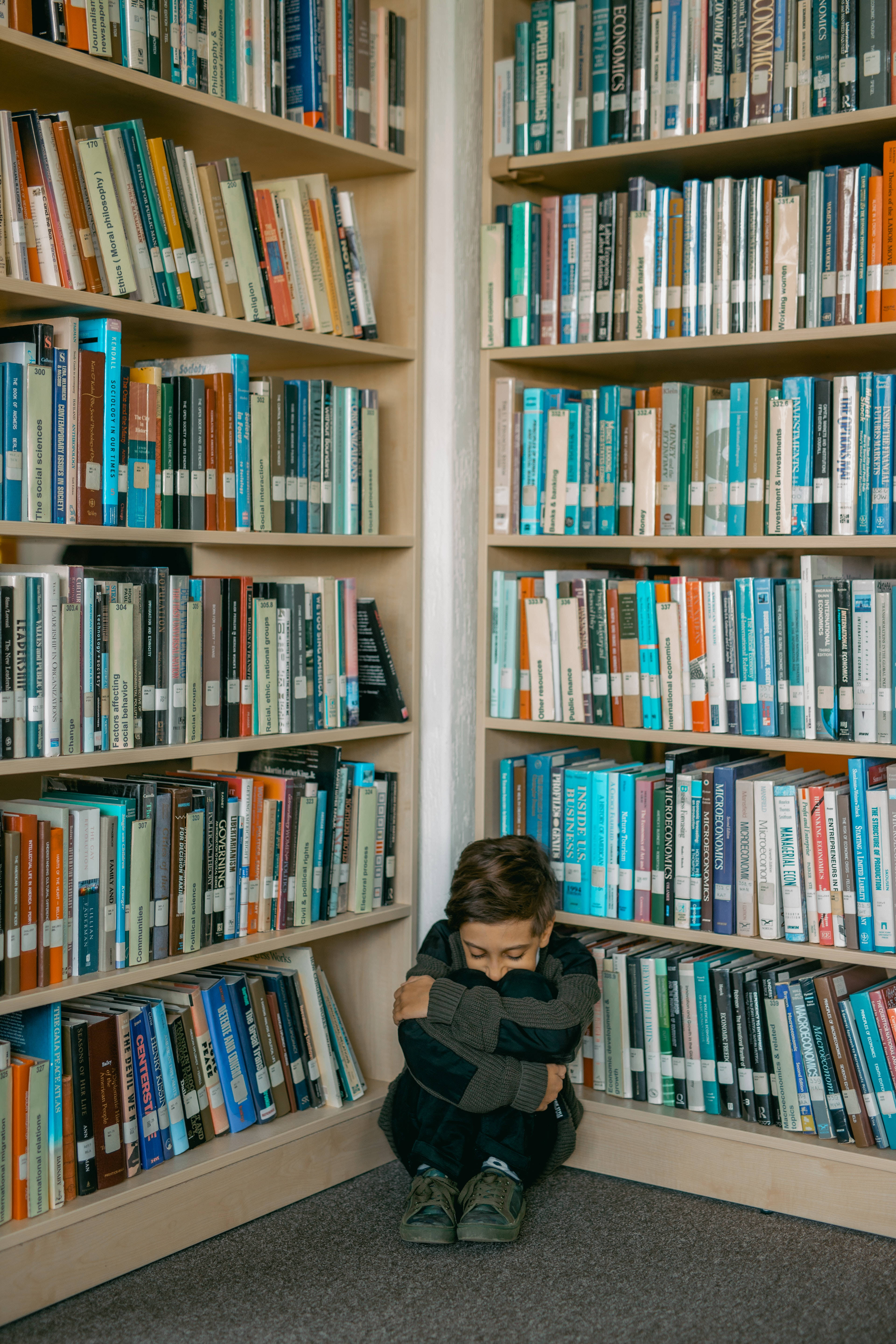 Cornell University, library, towering bookshelves, 5K Phone Wallpaper