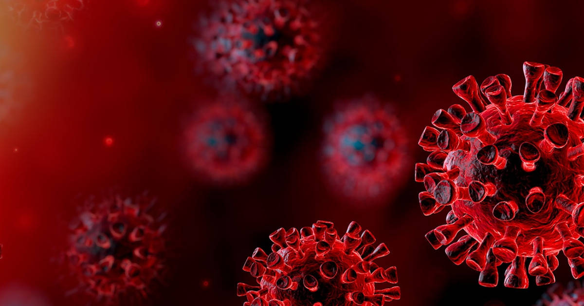 coronavirus, blueprint red, vivid red, SD Desktop Wallpaper