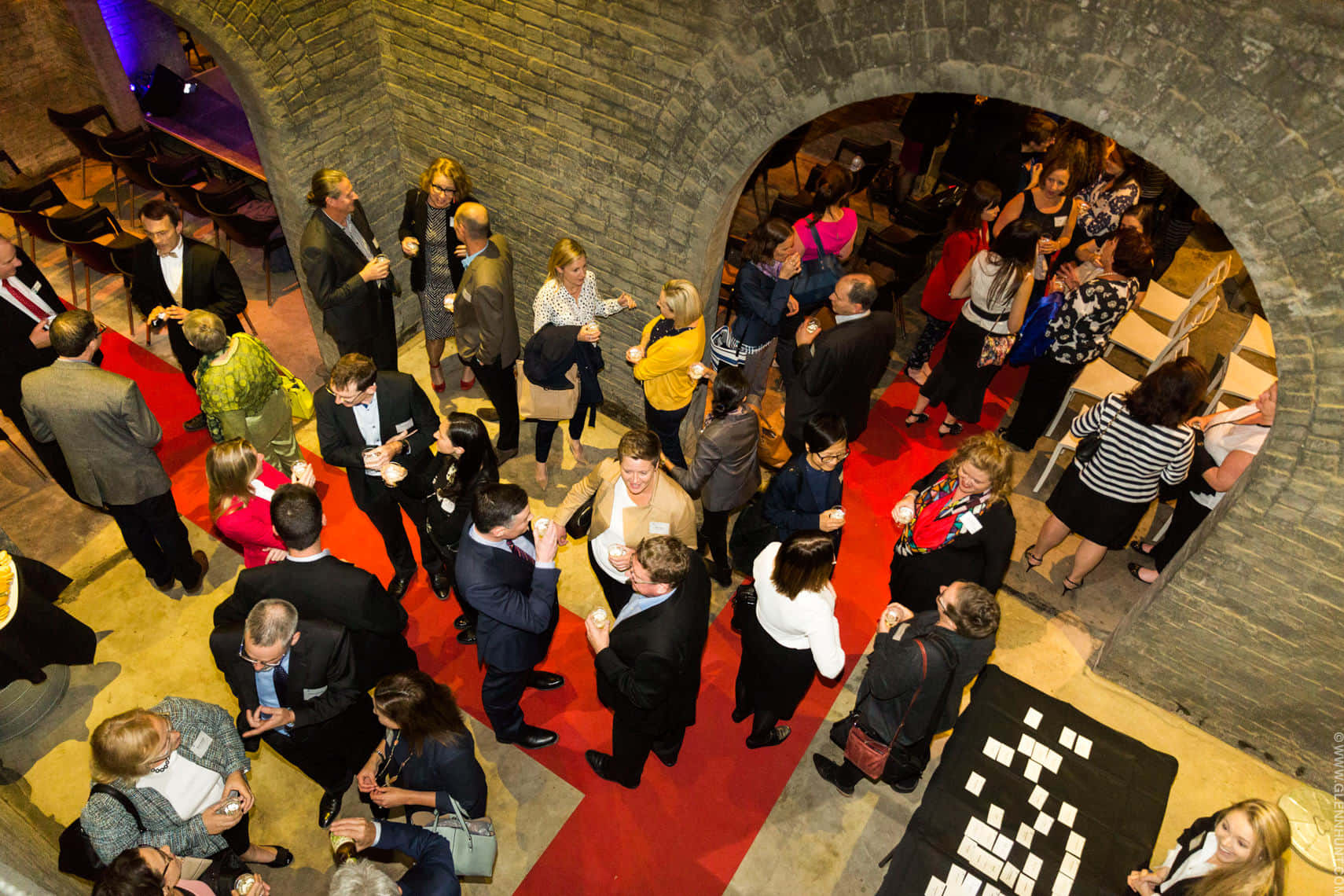 corporate event, red carpet, stone arches, HD Desktop Wallpaper