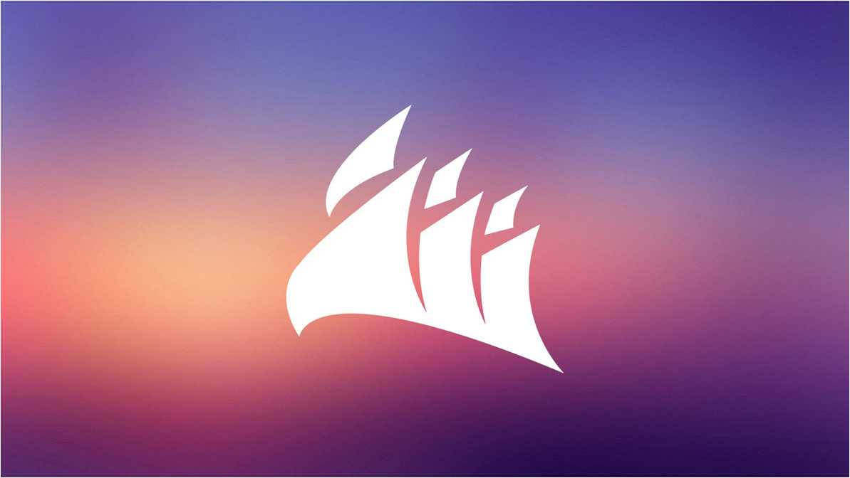 Corsair, sunset, white, SD Desktop Wallpaper