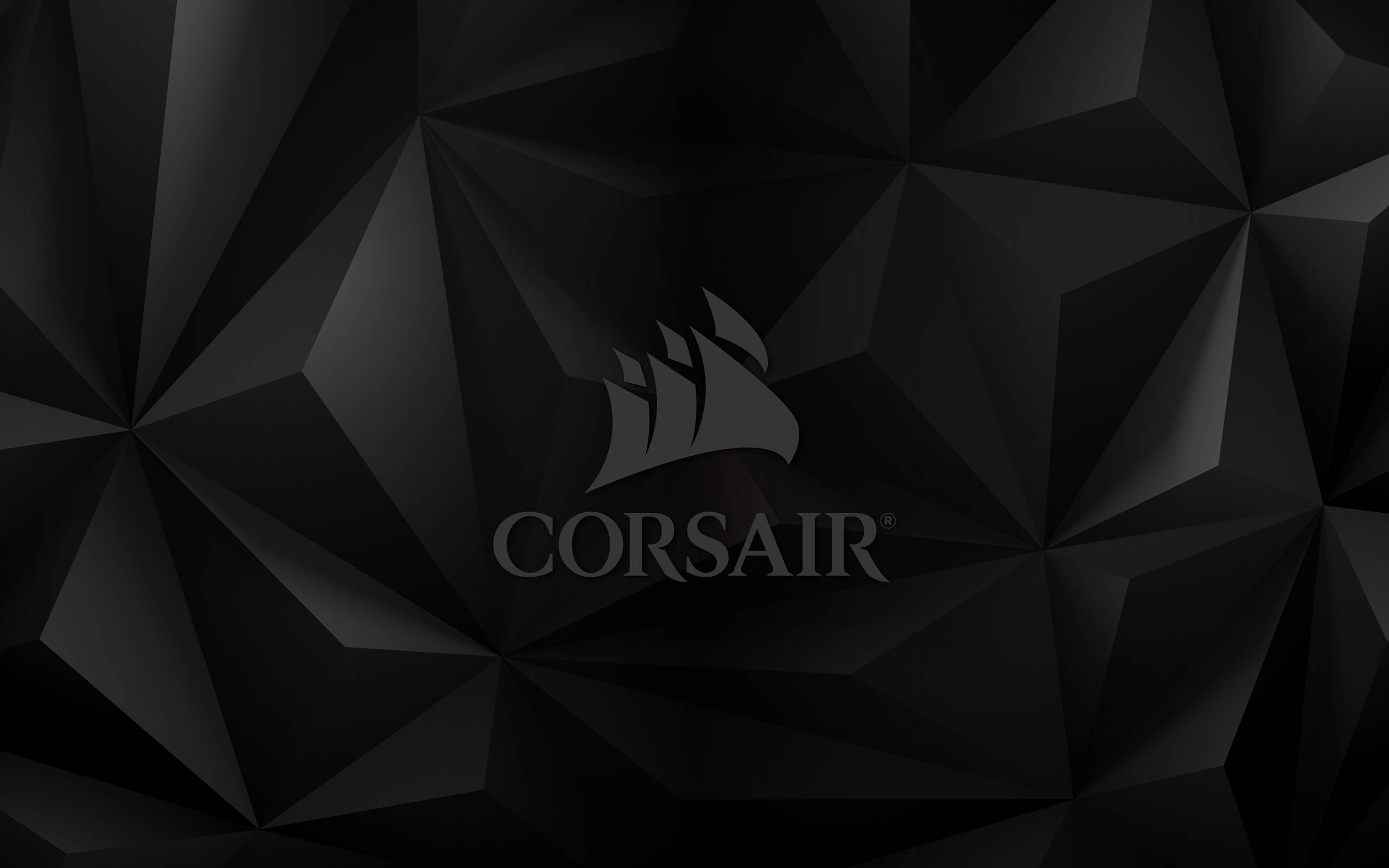 Corsair, Gamer Logo, black, 2K Desktop Wallpaper