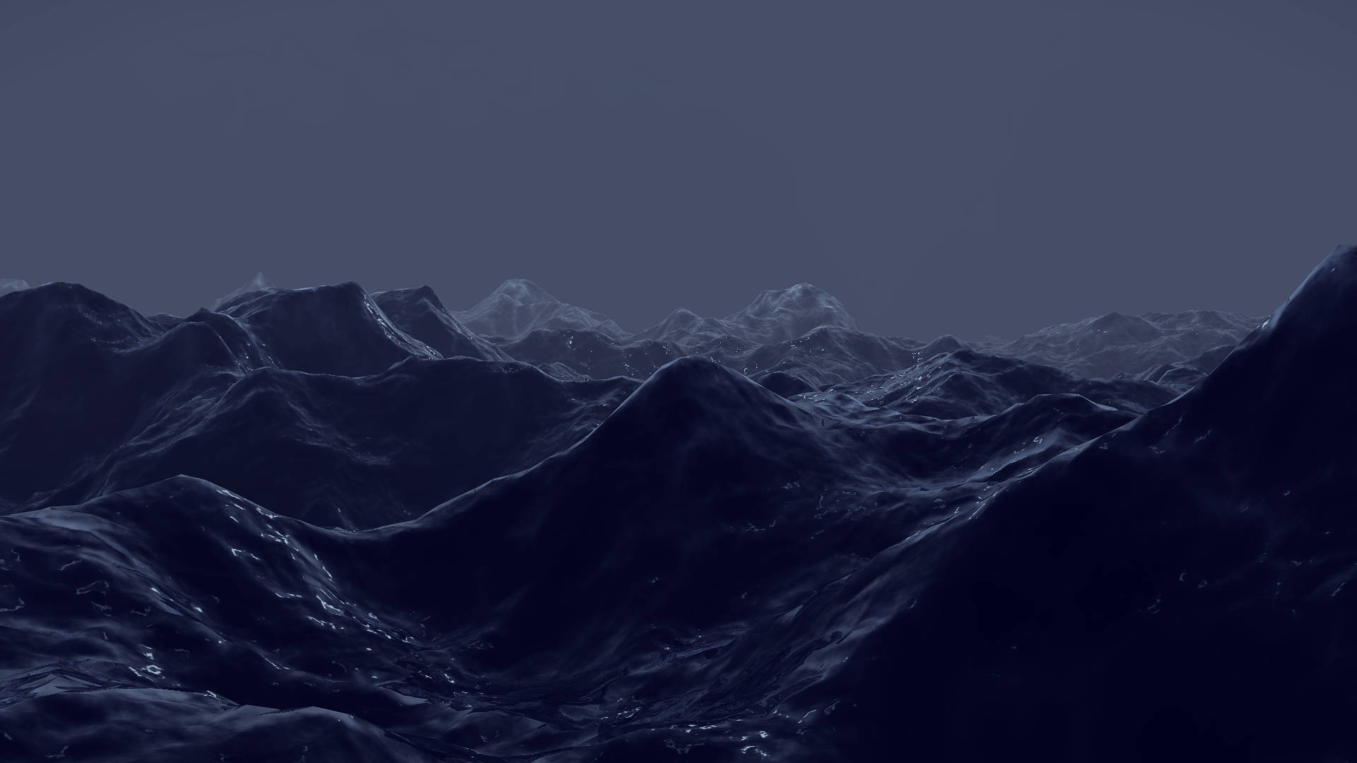 Corsair, Dark Ocean Storm, twilight sky, Full HD Desktop Wallpaper