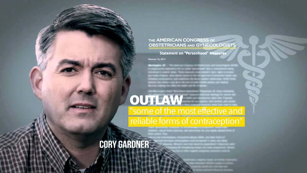 Cory Gardner, plaid shirt, gray background, HD Desktop Wallpaper