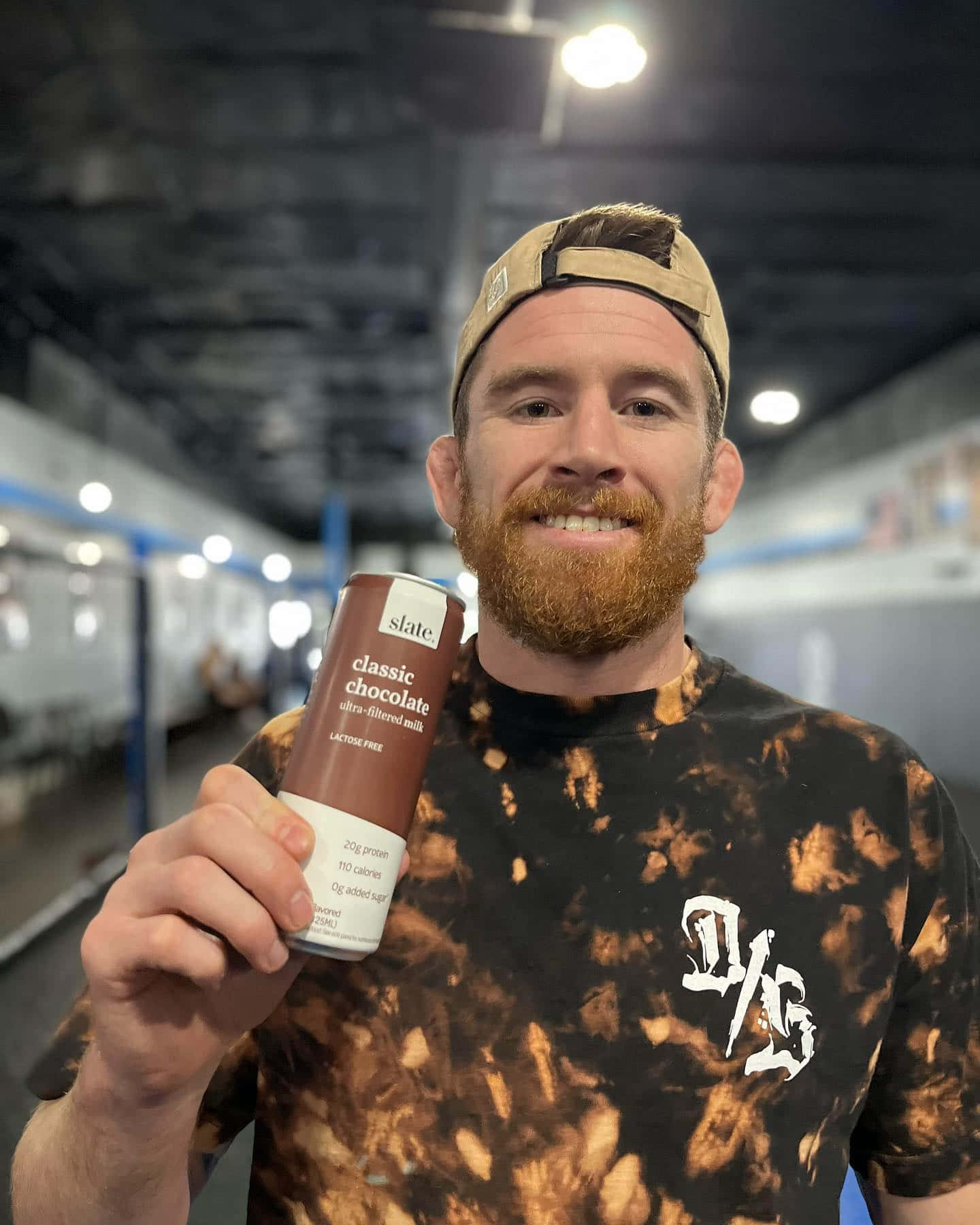 Cory Sandhagen, slate milk, tie-dye shirt, HD Phone Wallpaper