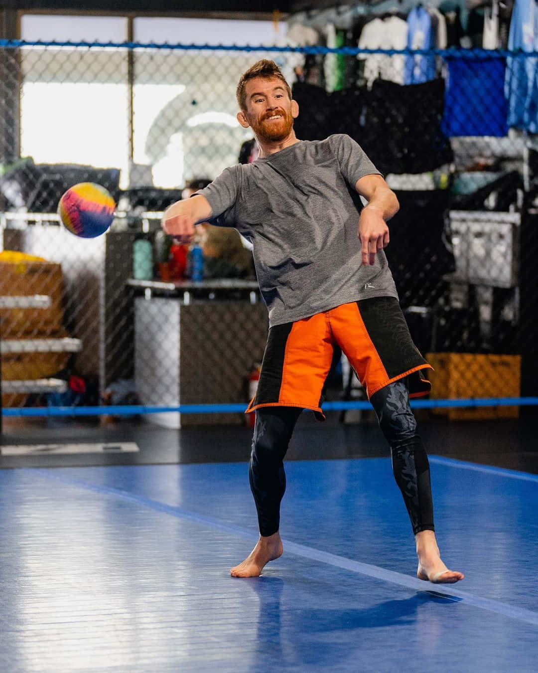 Cory Sandhagen, dodgeball, gym, HD Phone Wallpaper