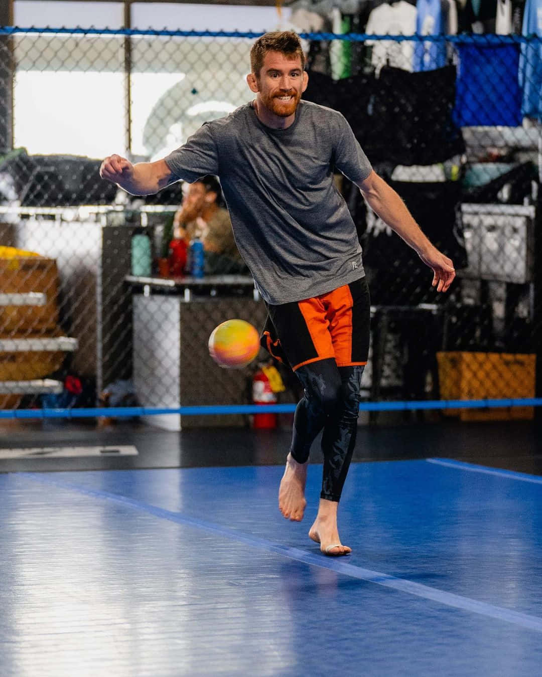 Cory Sandhagen, athletic gear, colorful ball, HD Phone Wallpaper