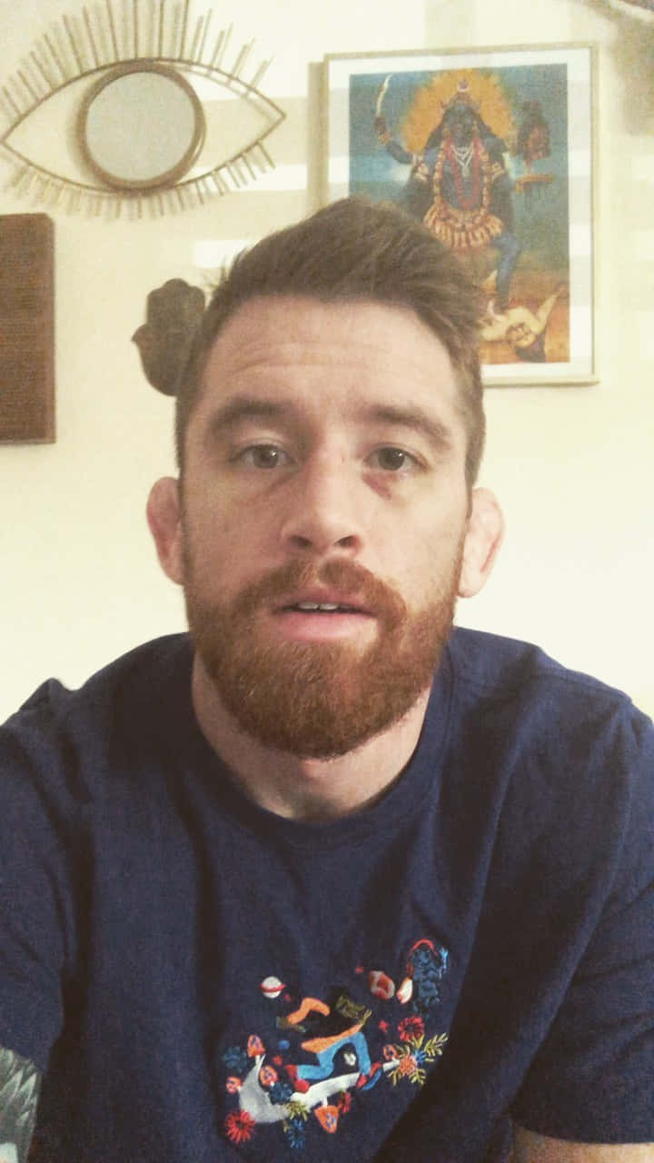 Cory Sandhagen, red beard, small animal-shaped hair accessory, HD Phone Wallpaper