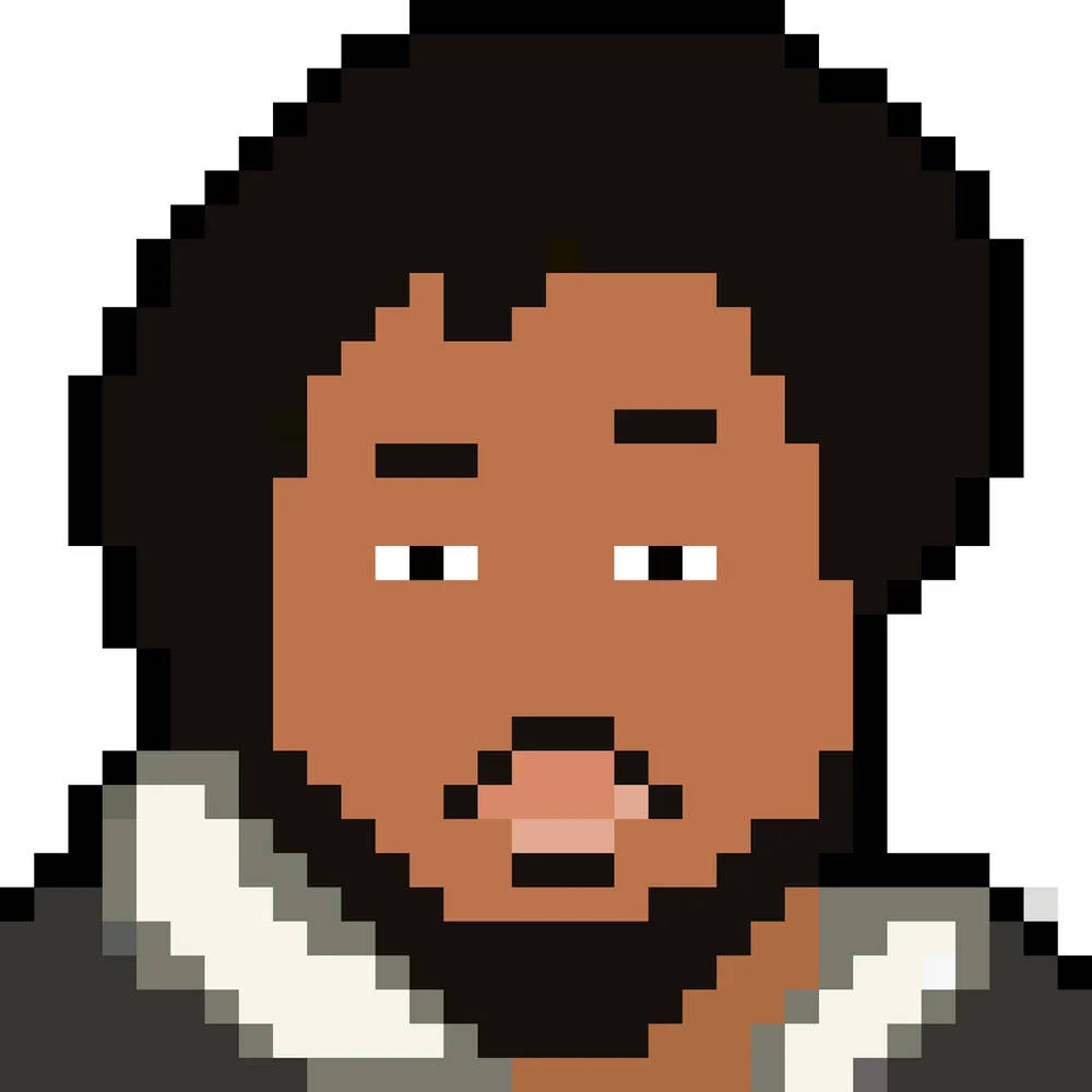 Coryxkenshin, pixel art, dark afro hair, SD Desktop Wallpaper