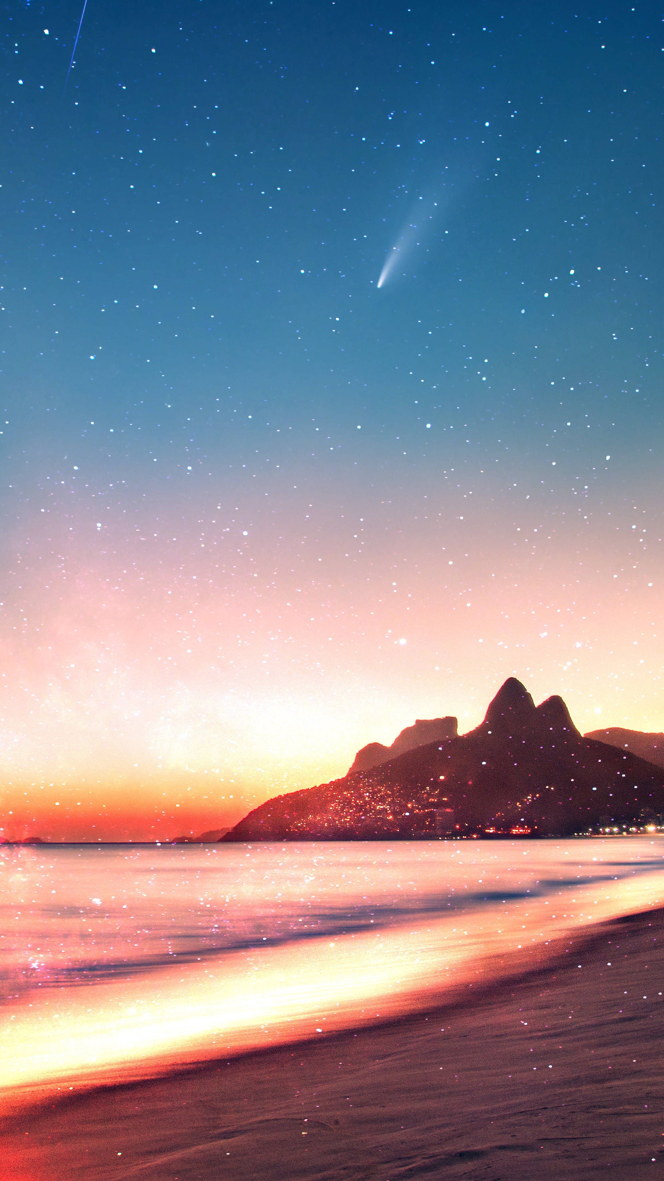 cosmos, 4K Ultra HD, starry twilight sky, 4K Phone Wallpaper