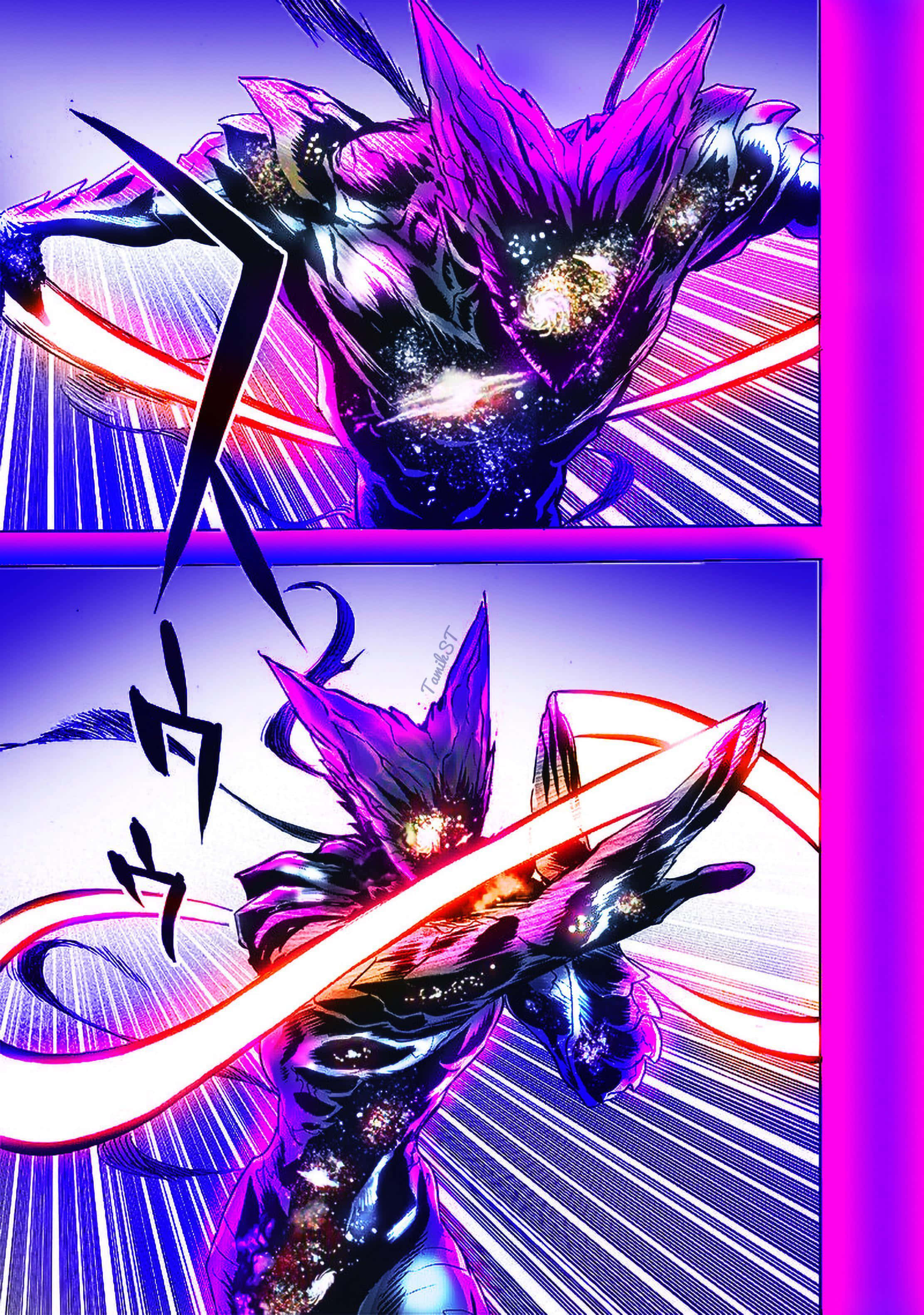 Cosmic Garou, cosmic purple, galaxy skin, 2K Phone Wallpaper