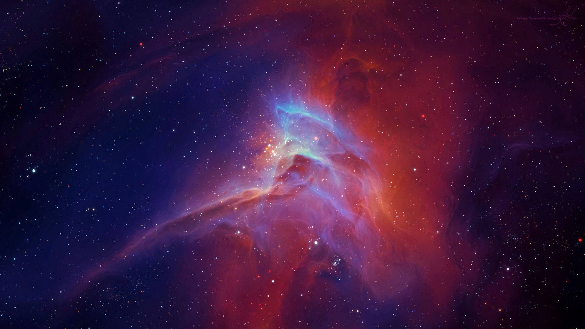star nebula glow, Glowing Star, nebula, Full HD Desktop Wallpaper