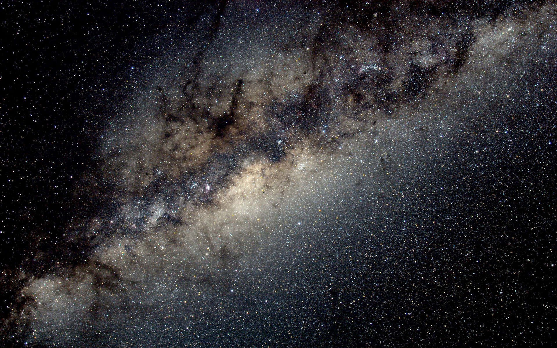 Cosmic Rays, Milky Way galaxy, stars, Full HD Desktop Wallpaper