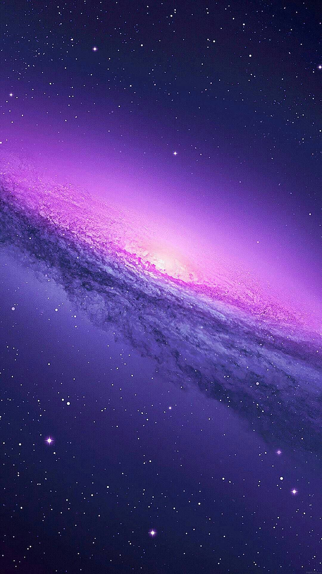 indigo aesthetic, spiral galaxy, vibrant purple, Full HD Phone Wallpaper
