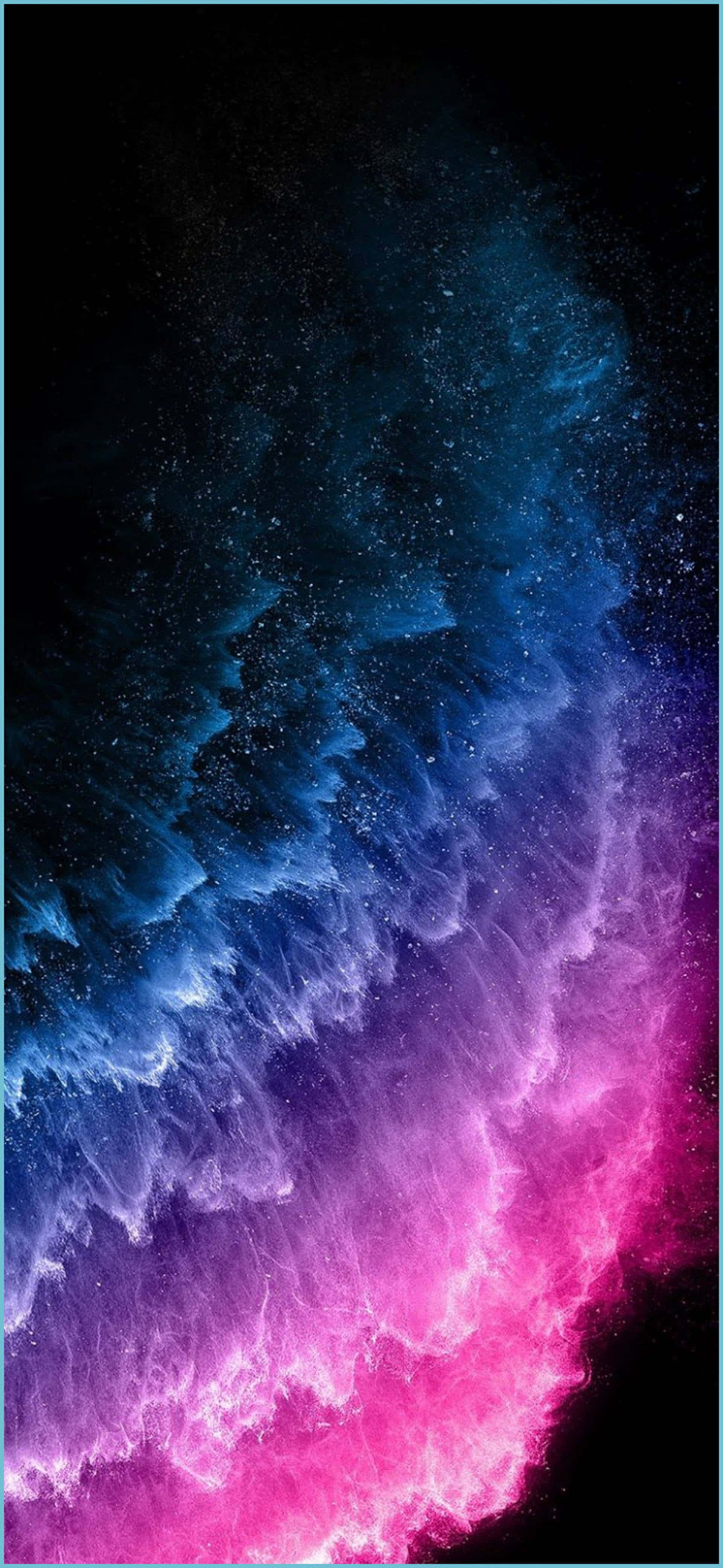 Cosmic, cosmic nebula, electric blue, 4K Phone Wallpaper