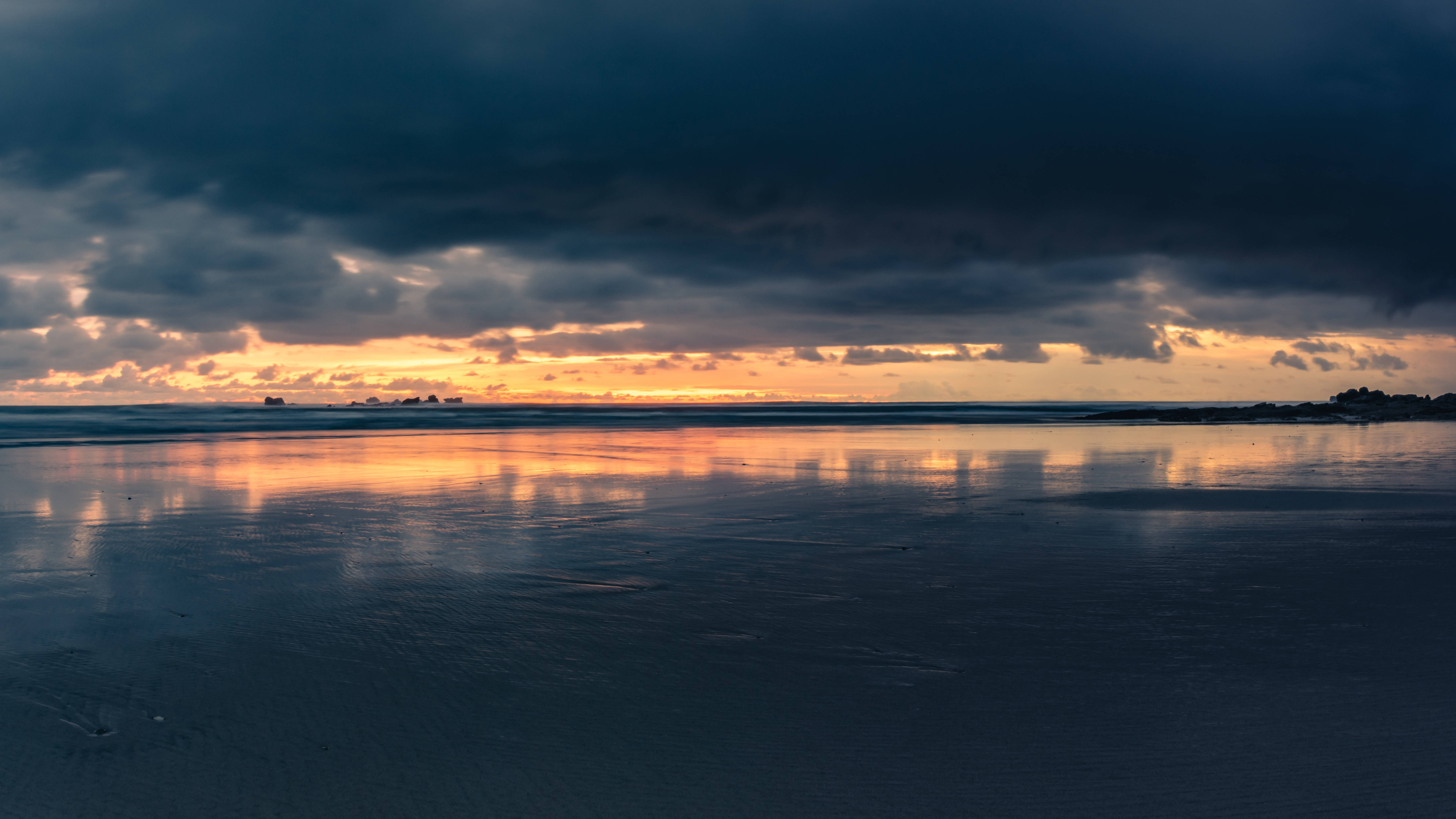 Costa Rica, sunset, horizon, 5K Desktop Wallpaper