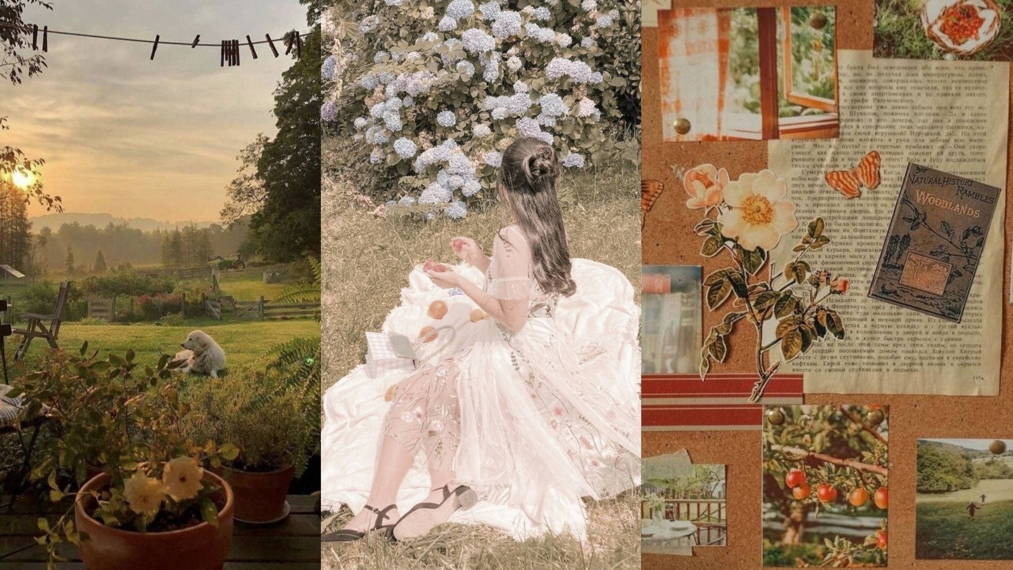 countryside peasant dress, scrapbook, white dress, Full HD Desktop Wallpaper