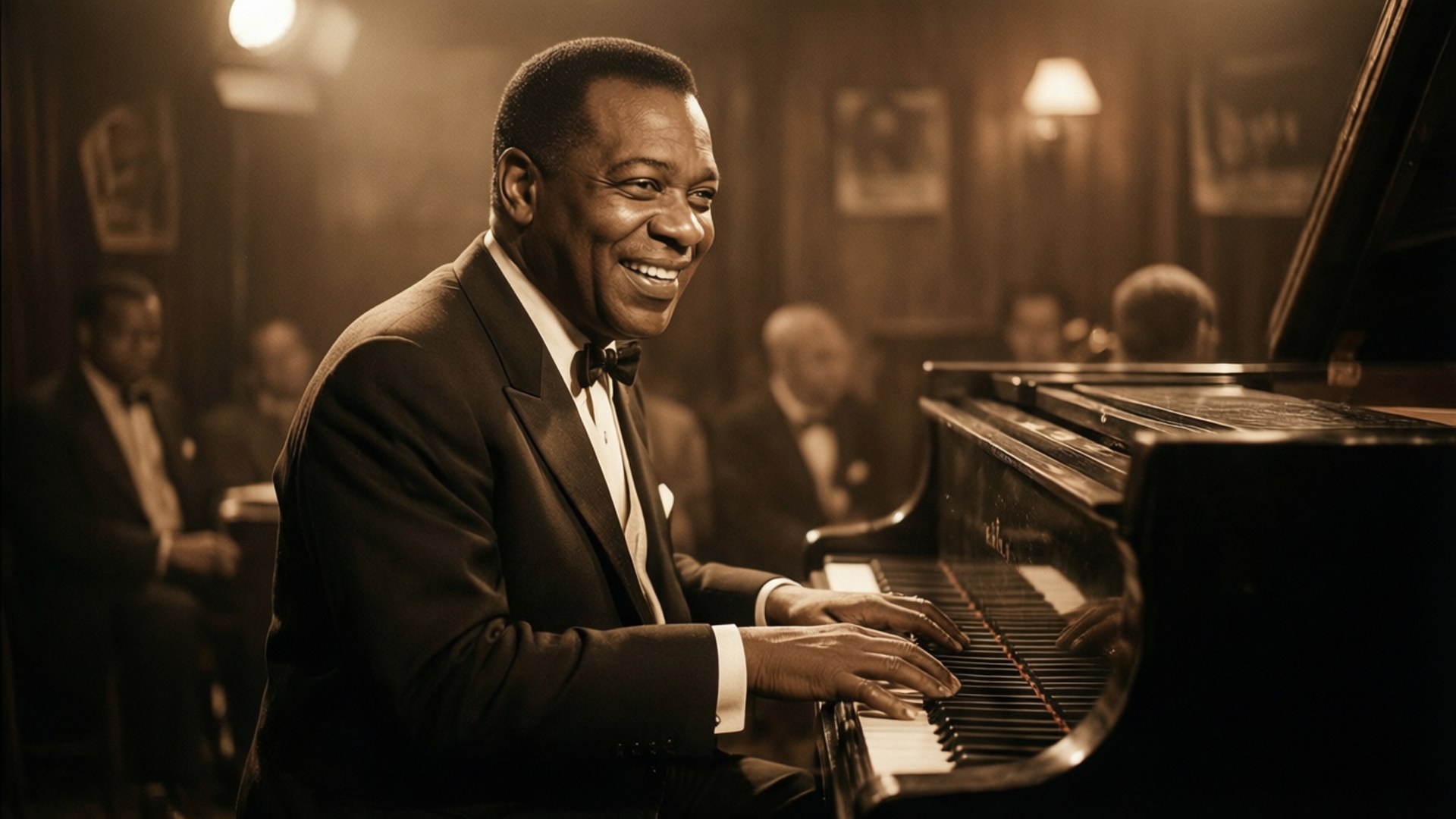 Count Basie, stage, performing, Full HD Desktop Wallpaper