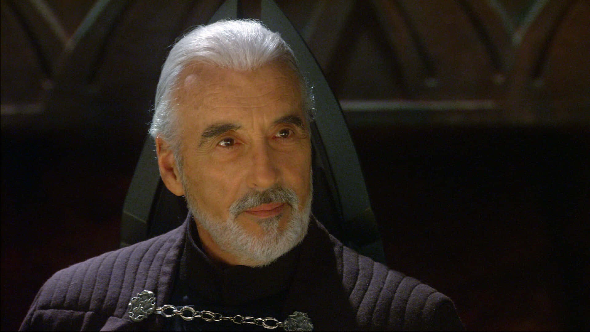 Count Dooku, white hair, beard, Full HD Desktop Wallpaper