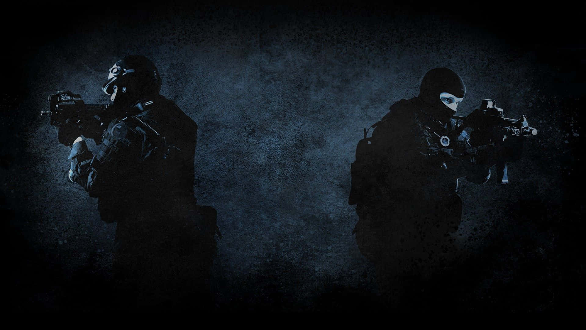 Counter Strike Global Offensive, tactical gear, armed operatives, Full HD Desktop Wallpaper