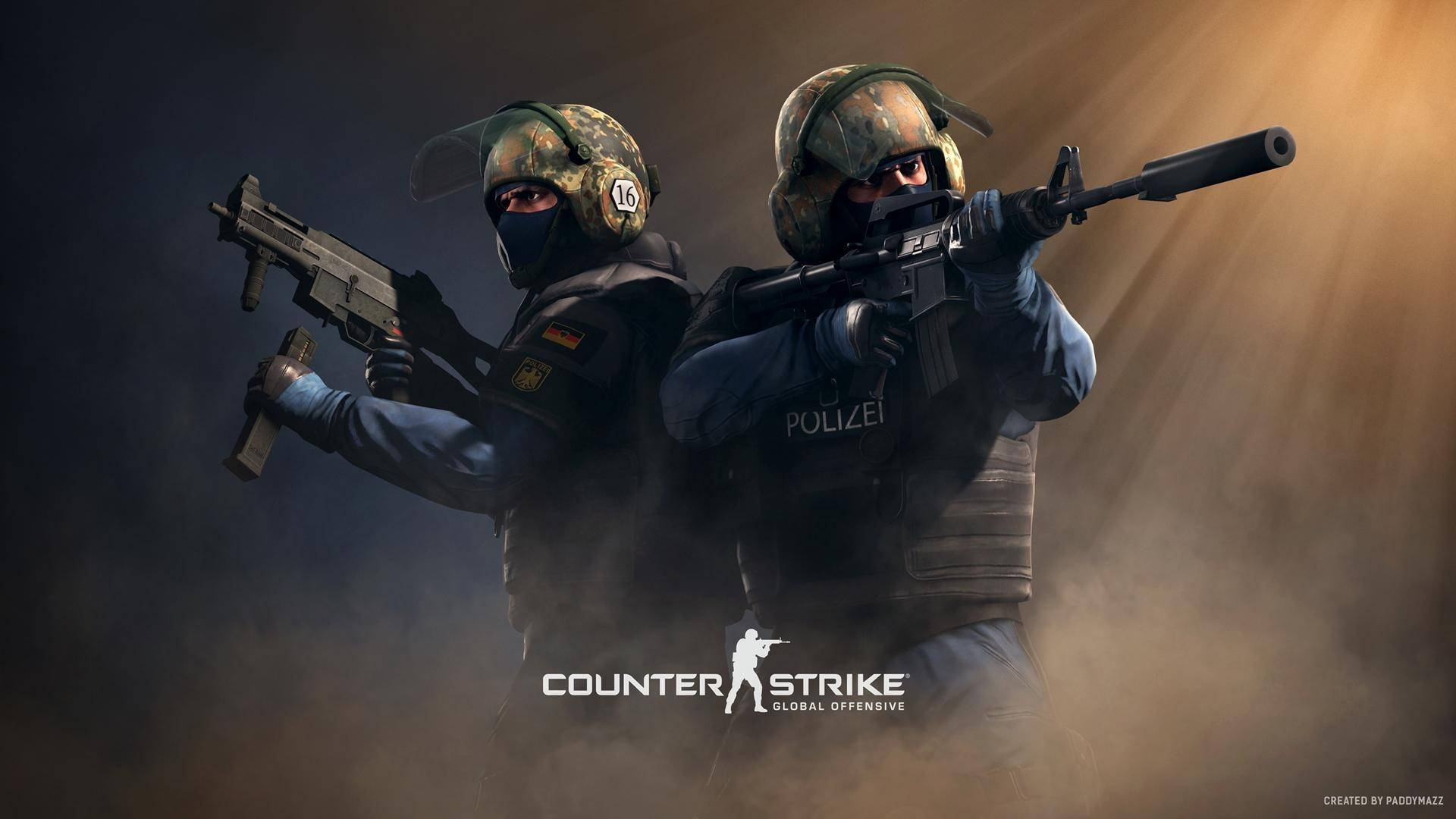 Counter Strike Global Offensive, tactical police officers, camouflage gear, Full HD Desktop Wallpaper