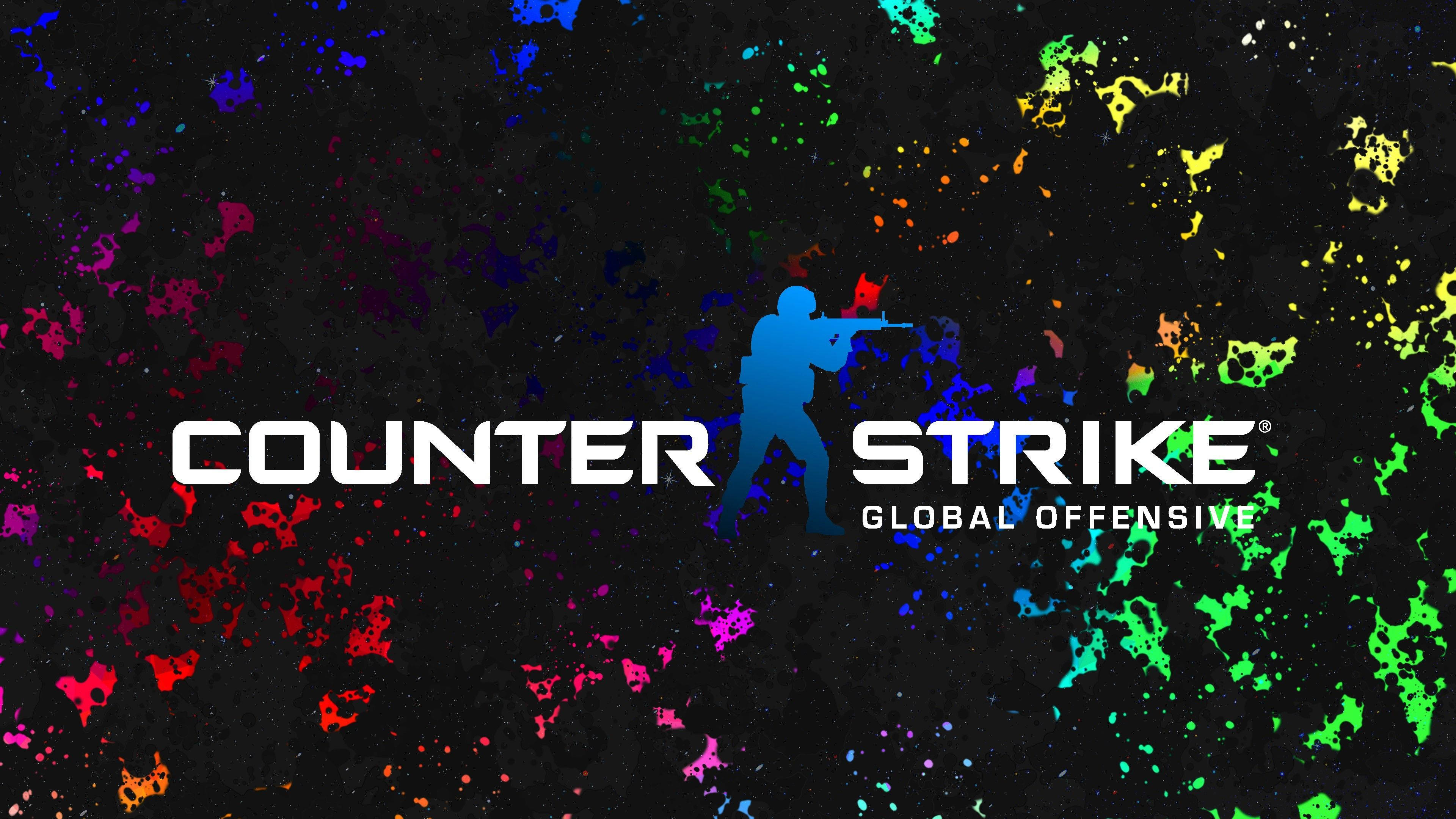 Counter Strike Global Offensive, blue silhouette, soldier, 4K Desktop Wallpaper