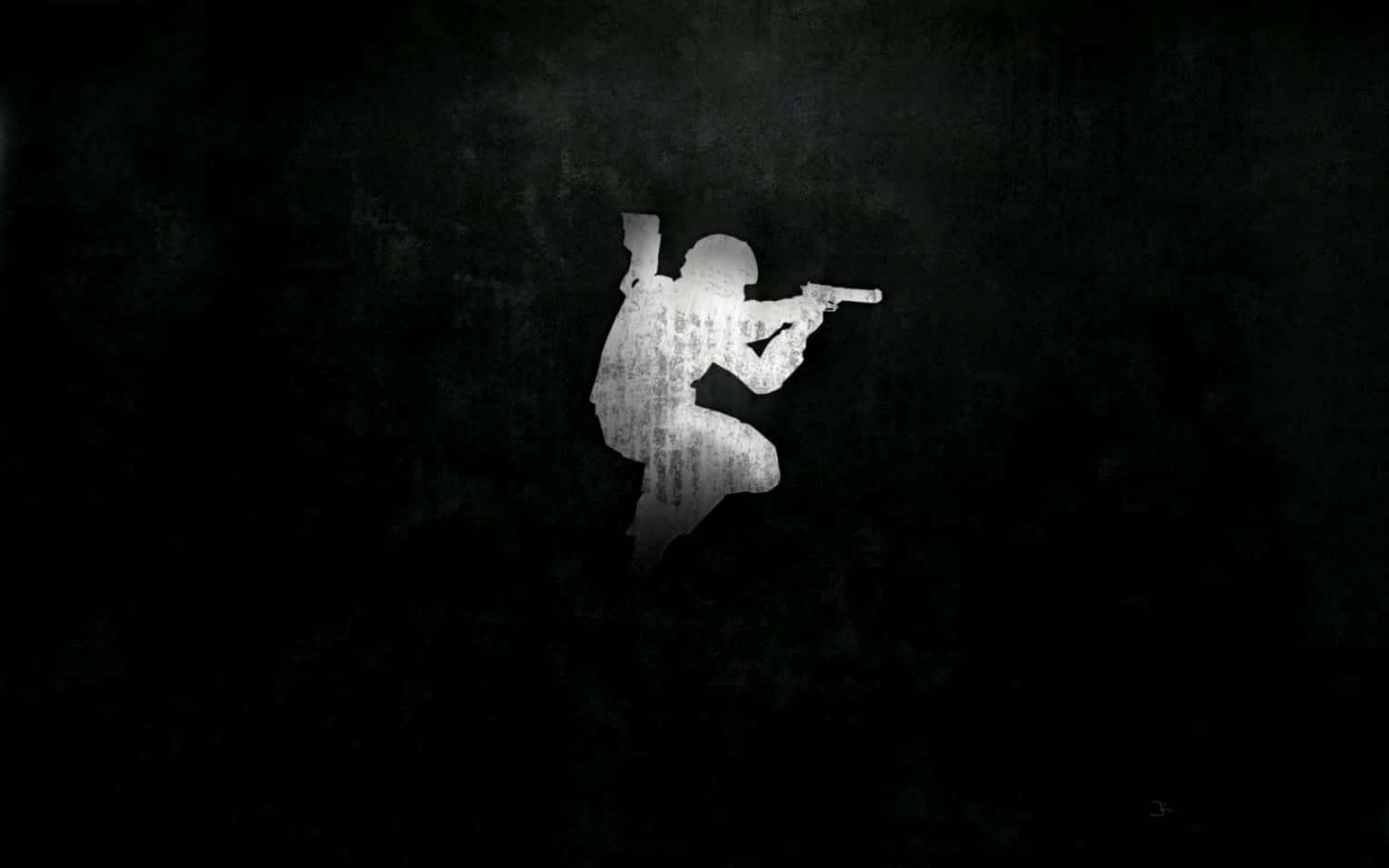 Counter Strike Source, stencil art, soldier, HD Desktop Wallpaper