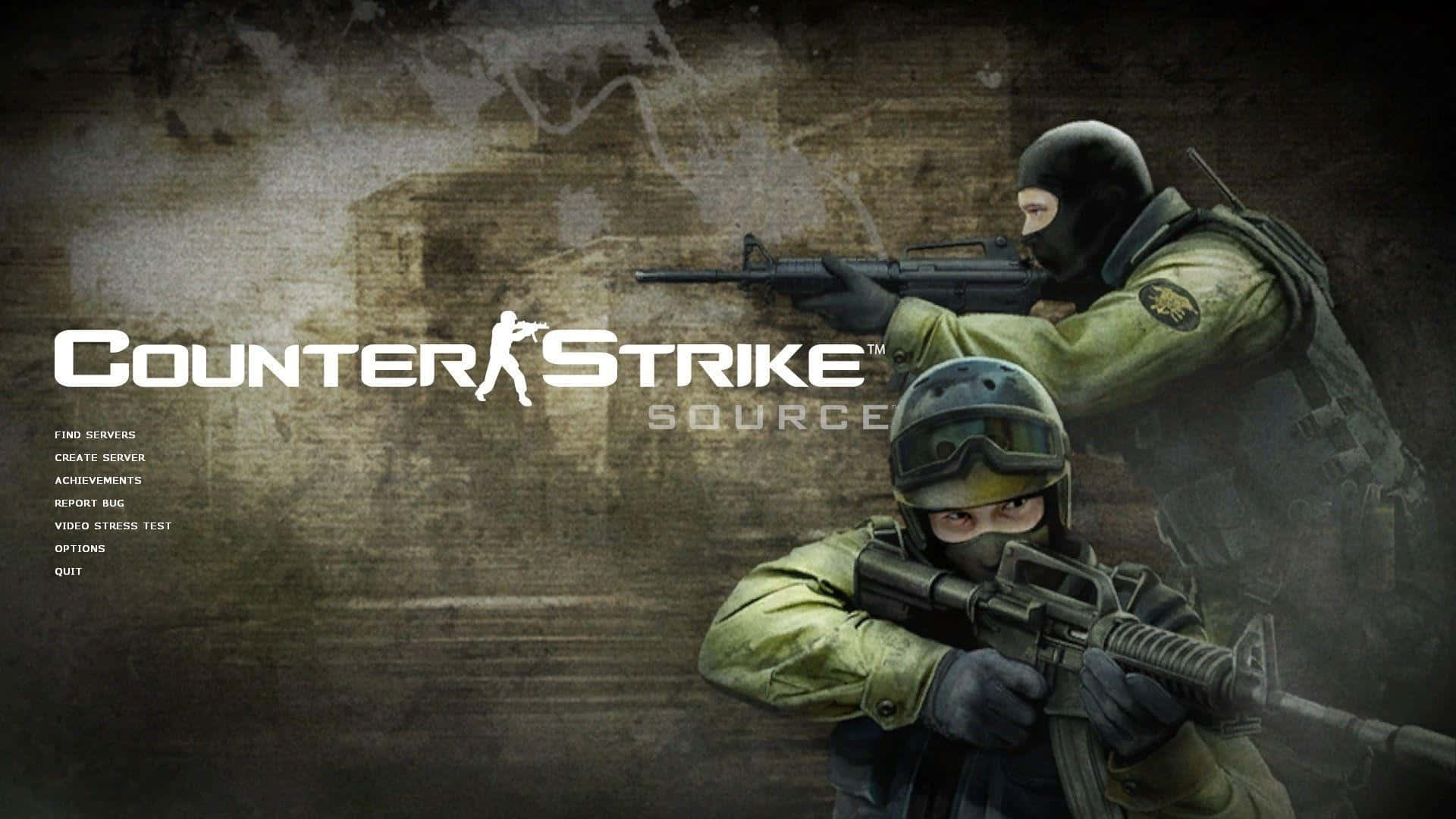 Counter Strike Source, tactical soldiers, green gear, Full HD Desktop Wallpaper