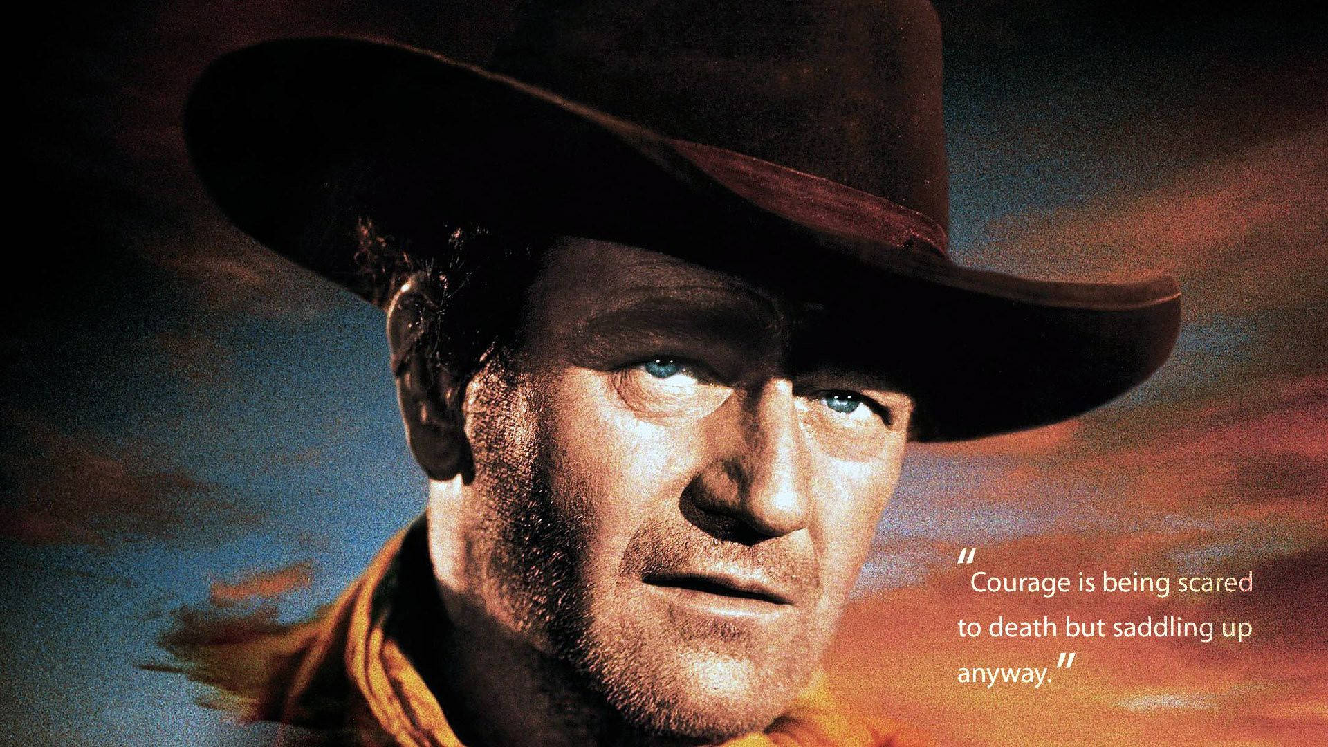 Country Western, quote, sunset, Full HD Desktop Wallpaper