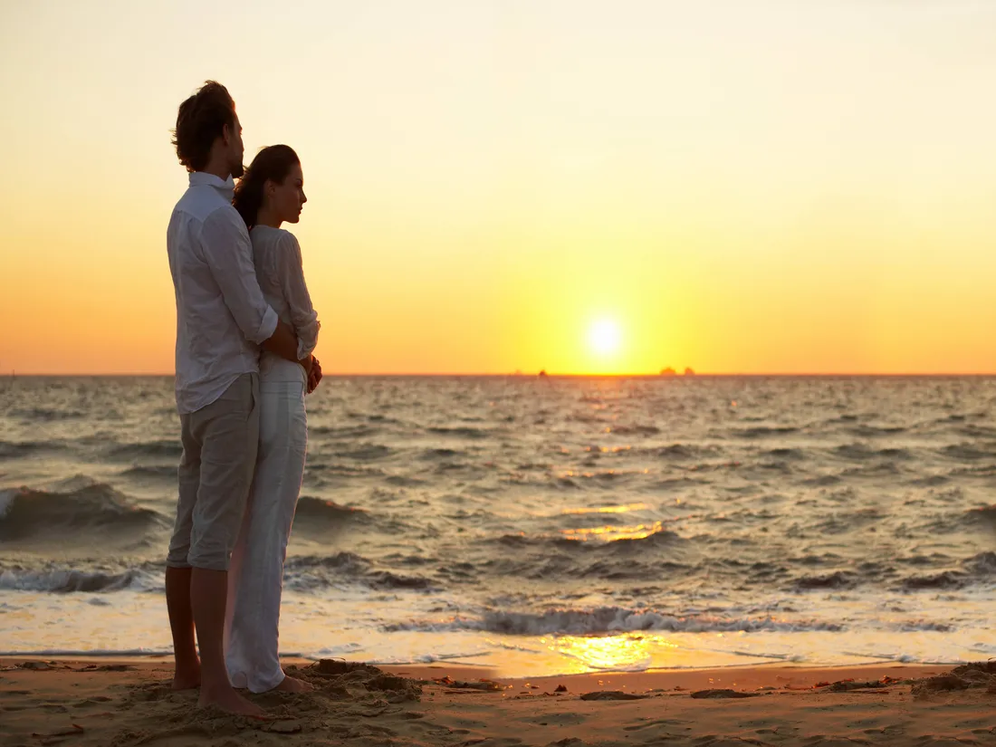 Couple At Beach