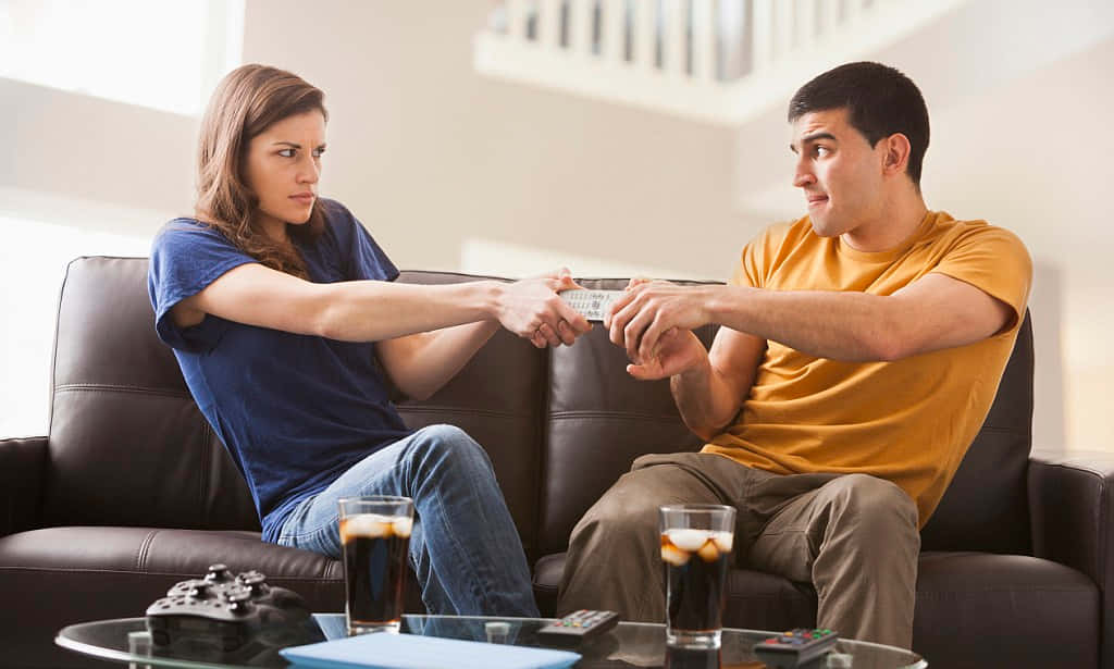 game controller, couch, drinks, SD Desktop Wallpaper