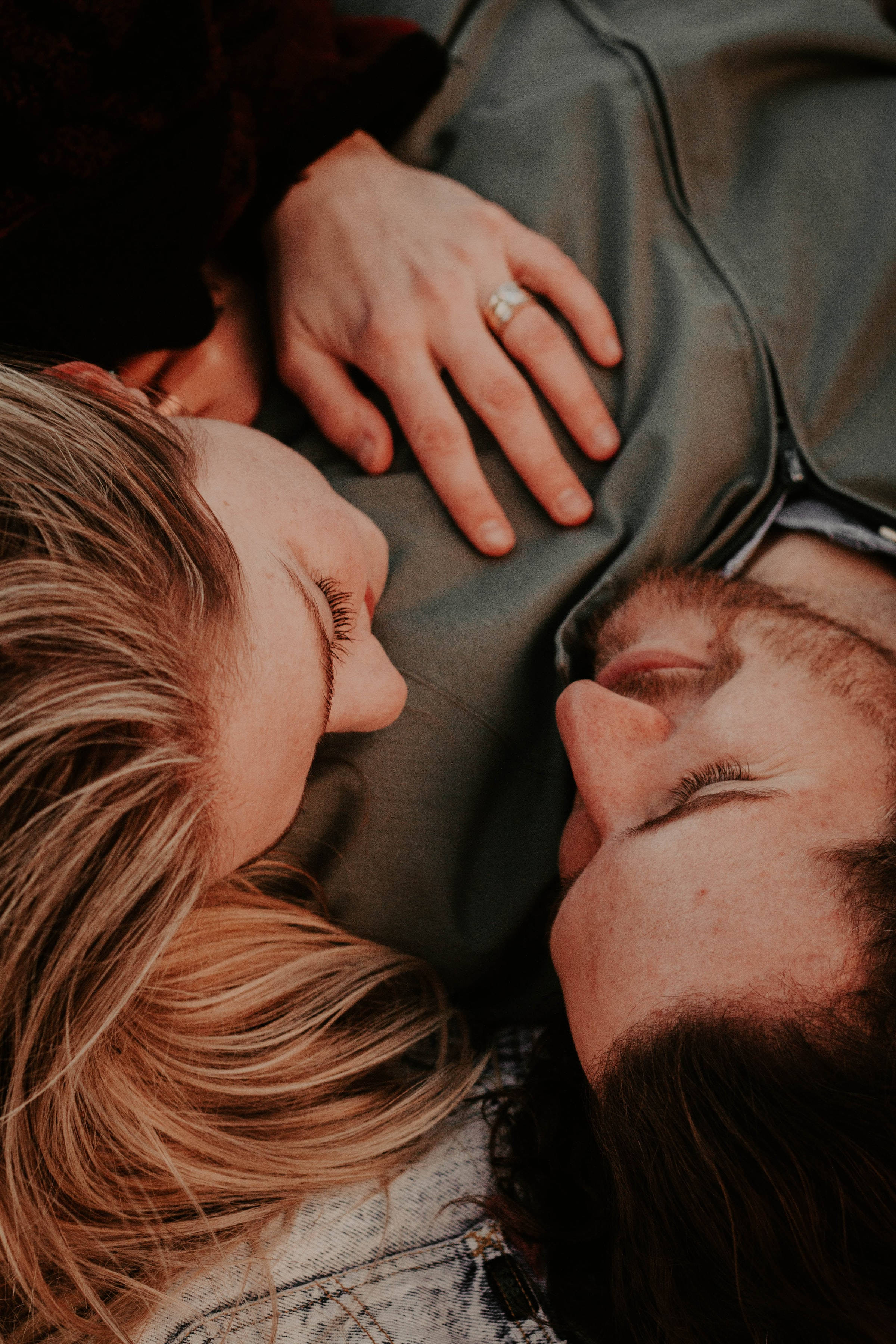 Romantic Couple Hugging While Staring At Each Other, 2K Phone Wallpaper