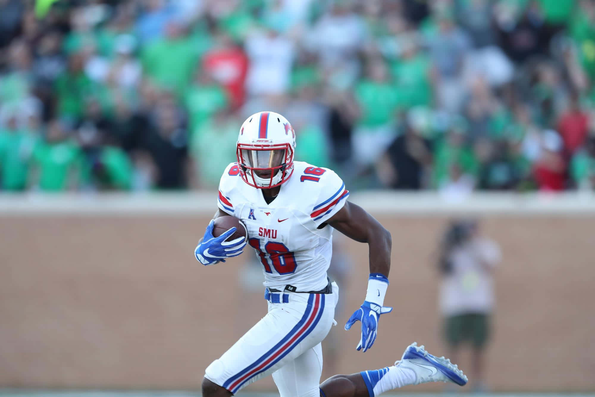 Courtland Sutton, SMU football player, number 18, Full HD Desktop Wallpaper