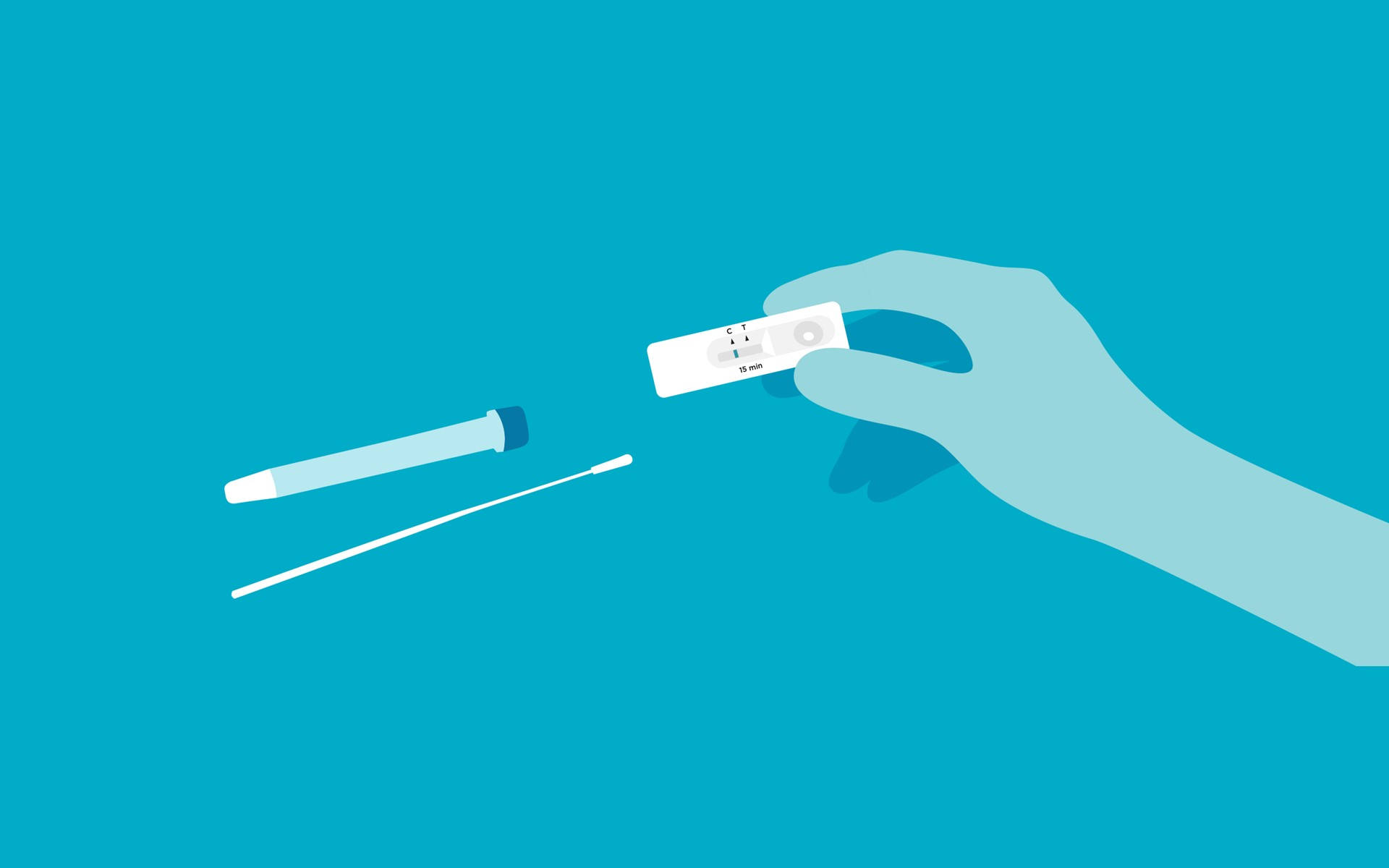 Covid-19 Testing Process, COVID test kit, swab, Full HD Desktop Wallpaper