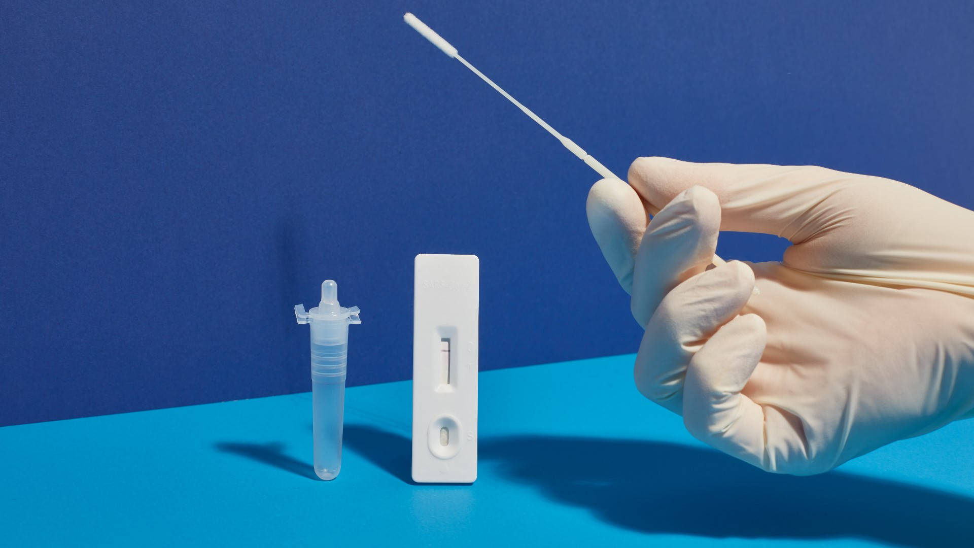swab, COVID test kit, vial, Full HD Desktop Wallpaper