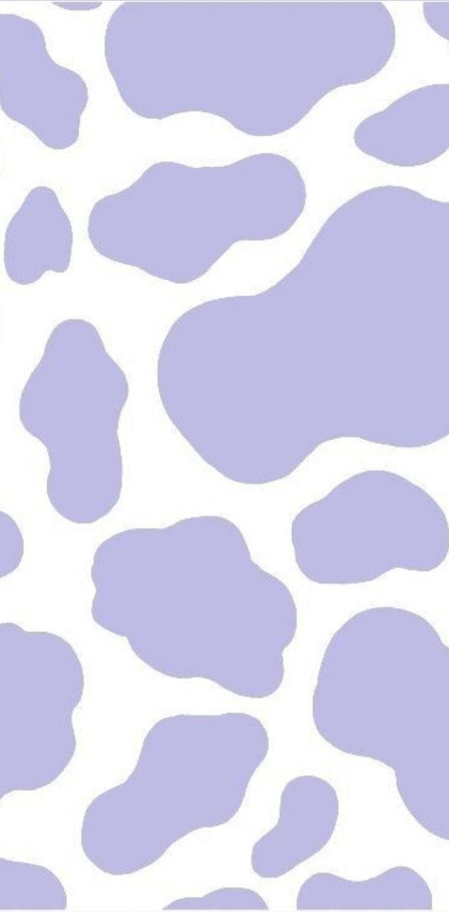 lilac purple cow pattern, lavender cow print spots, white background, HD Phone Wallpaper
