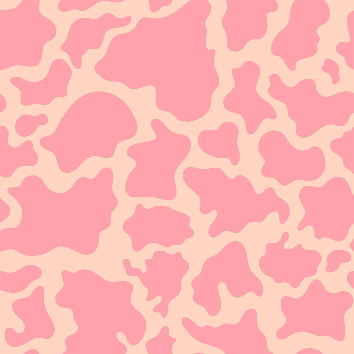 pink cow pattern, orange cow pattern, pastel tones, SD Desktop Wallpaper