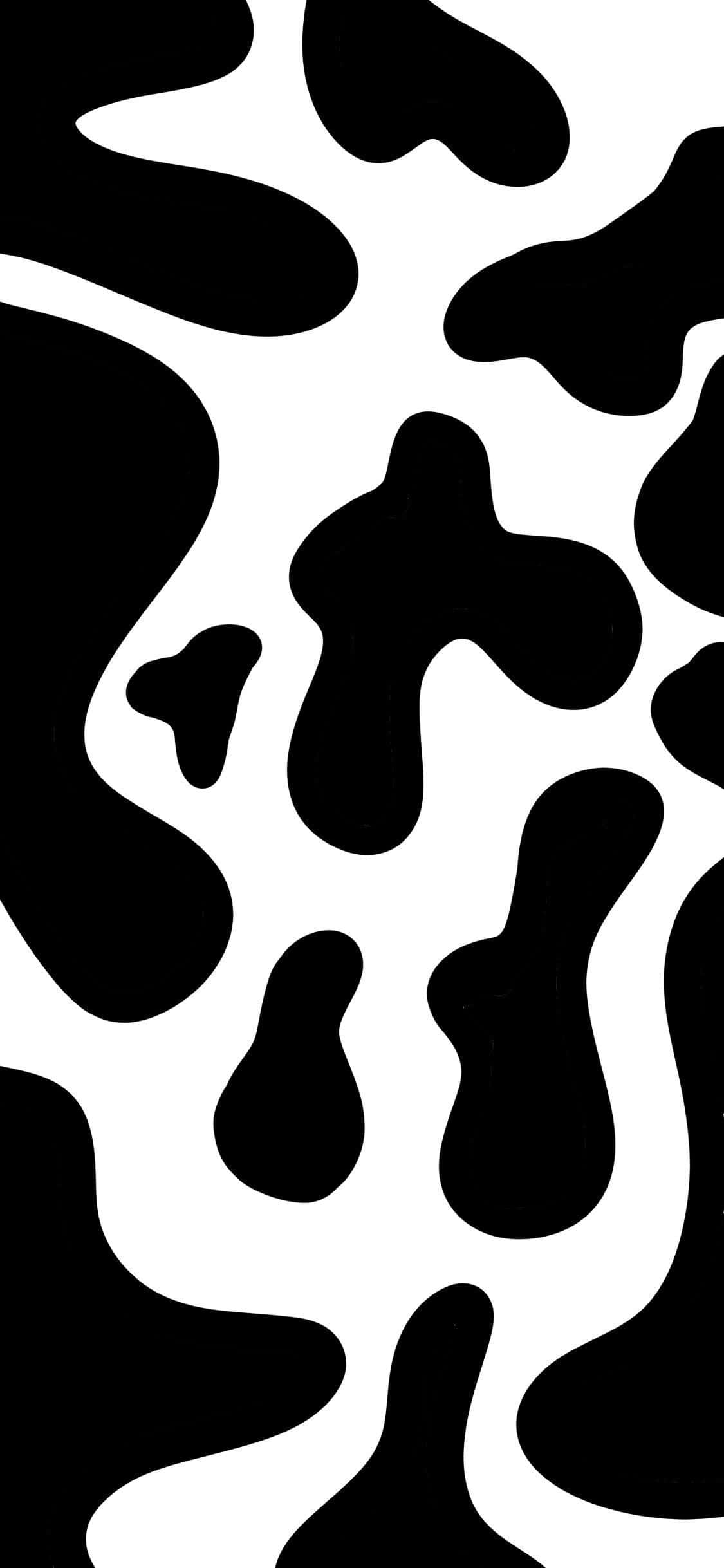 Cow Print, iPhone, black, Full HD Phone Wallpaper