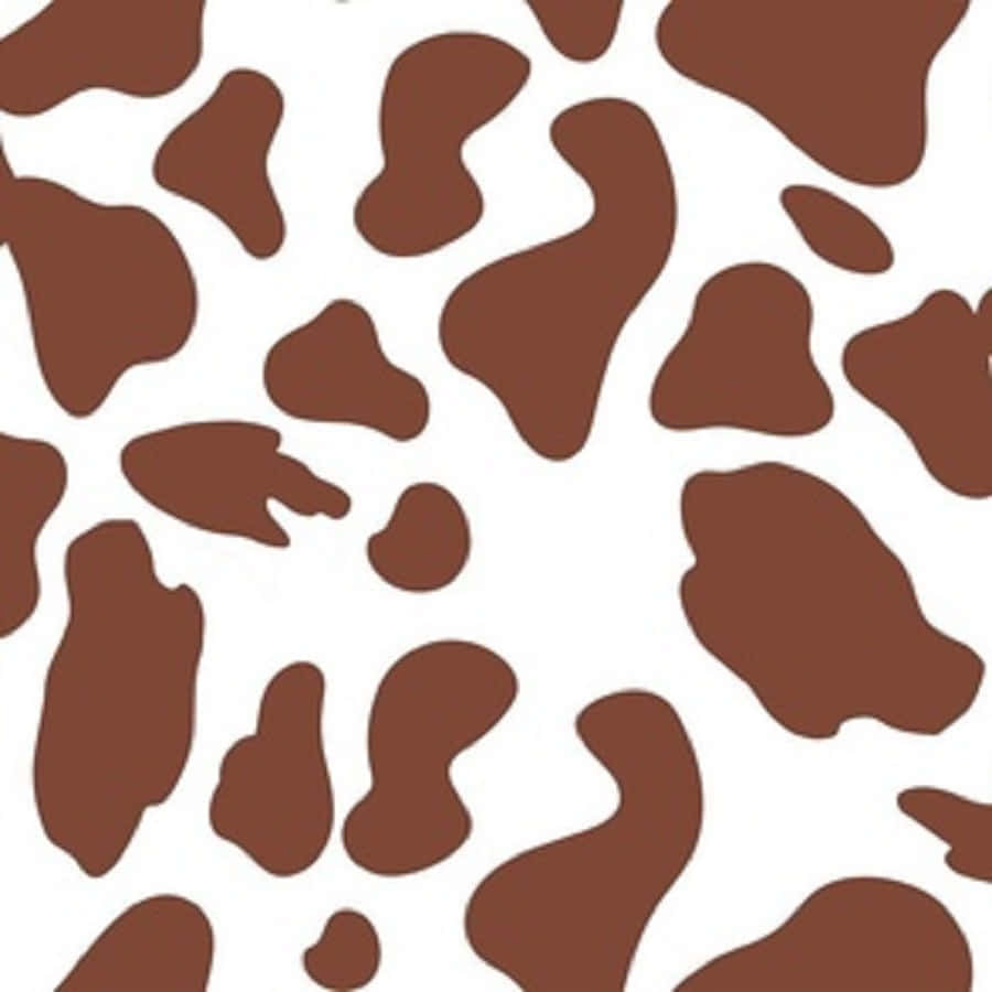 brown cow print, white background, seamless cow print pattern, SD Desktop Wallpaper