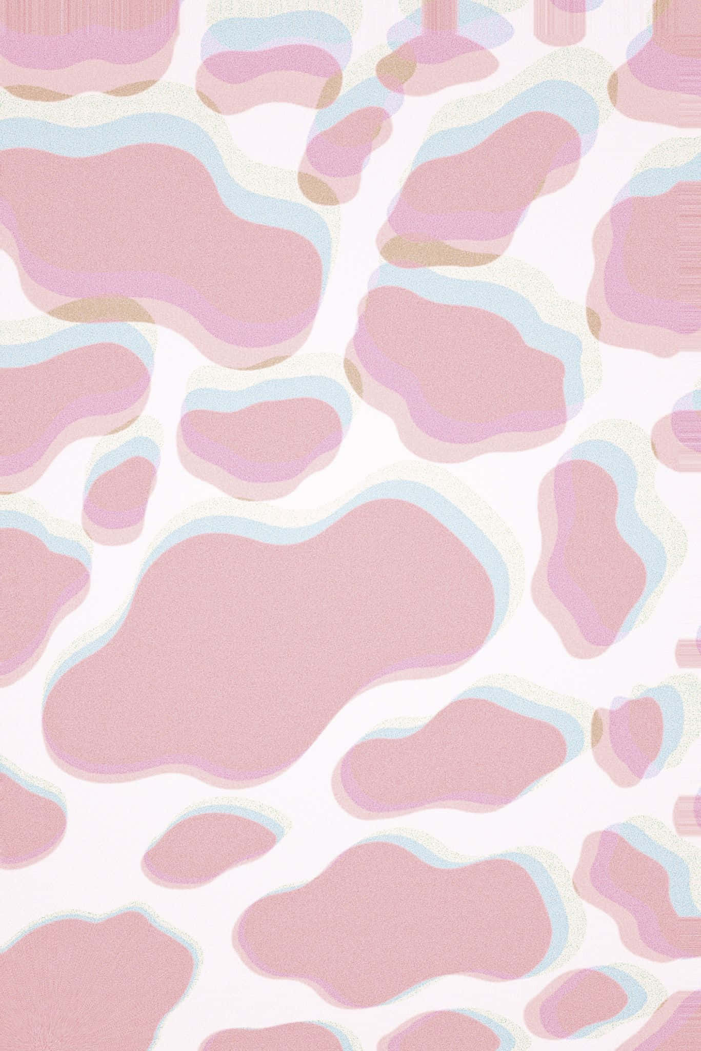 Cow, iPhone, soft pink, Full HD Phone Wallpaper