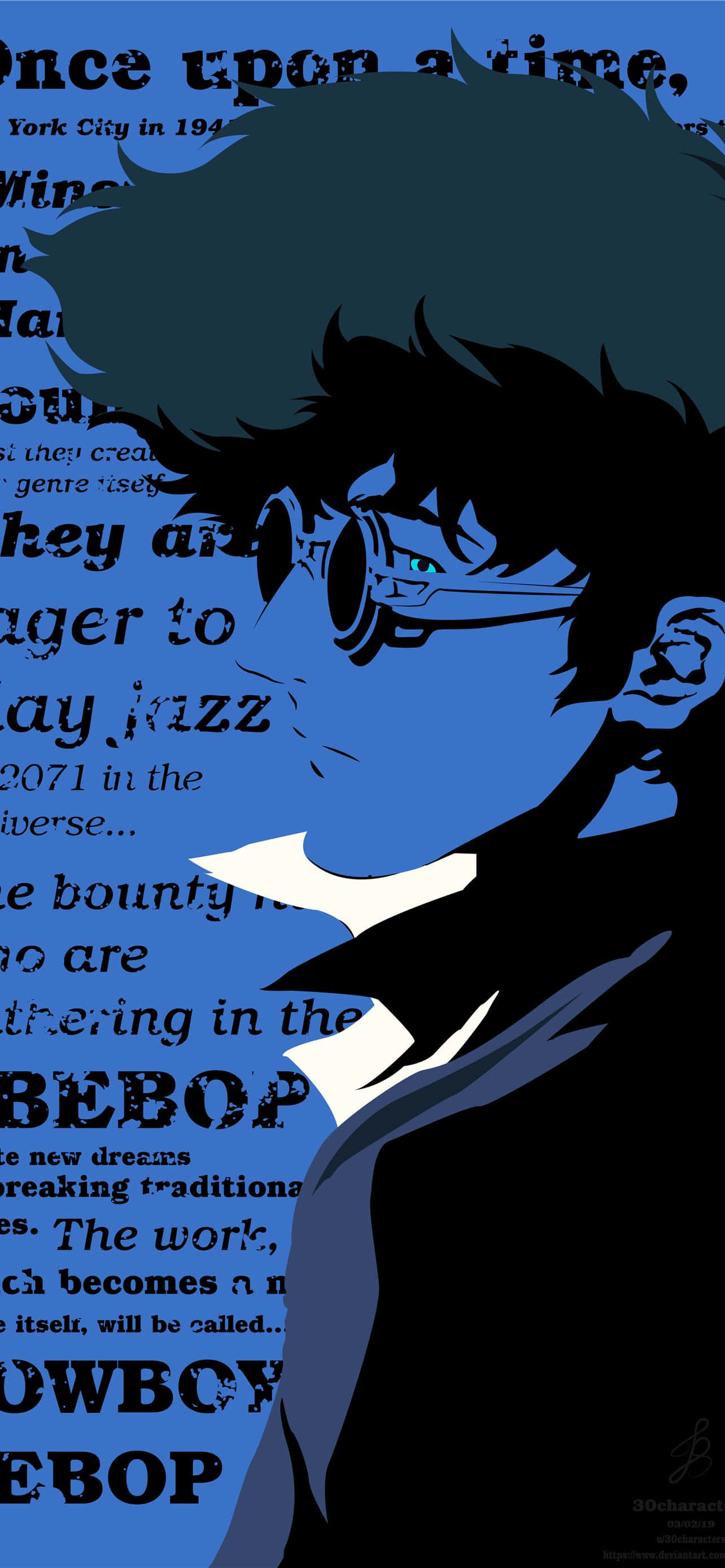 Cowboy Bebop, iPhone, goggles, 2K Phone Wallpaper