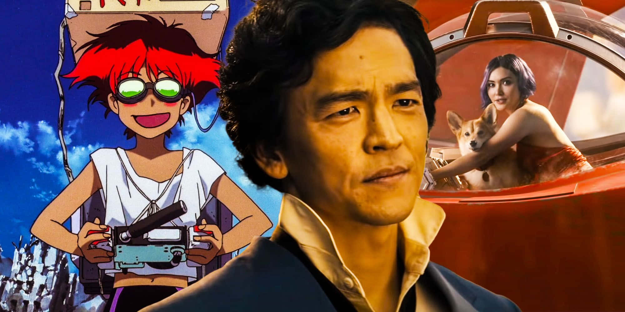 Cowboy Bebop, Edward, anime girl with red hair and goggles, Full HD Desktop Wallpaper