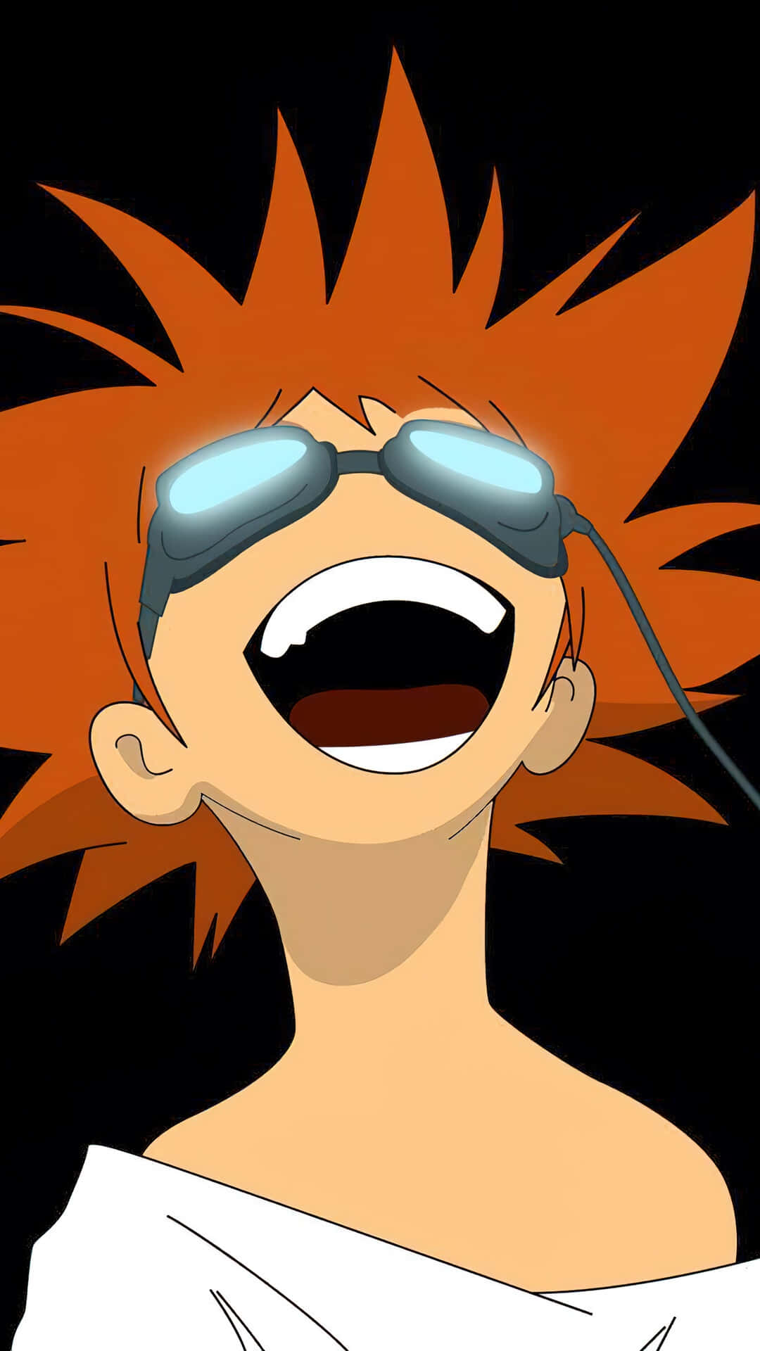 Cowboy Bebop, Edward, spiky orange hair, Full HD Phone Wallpaper
