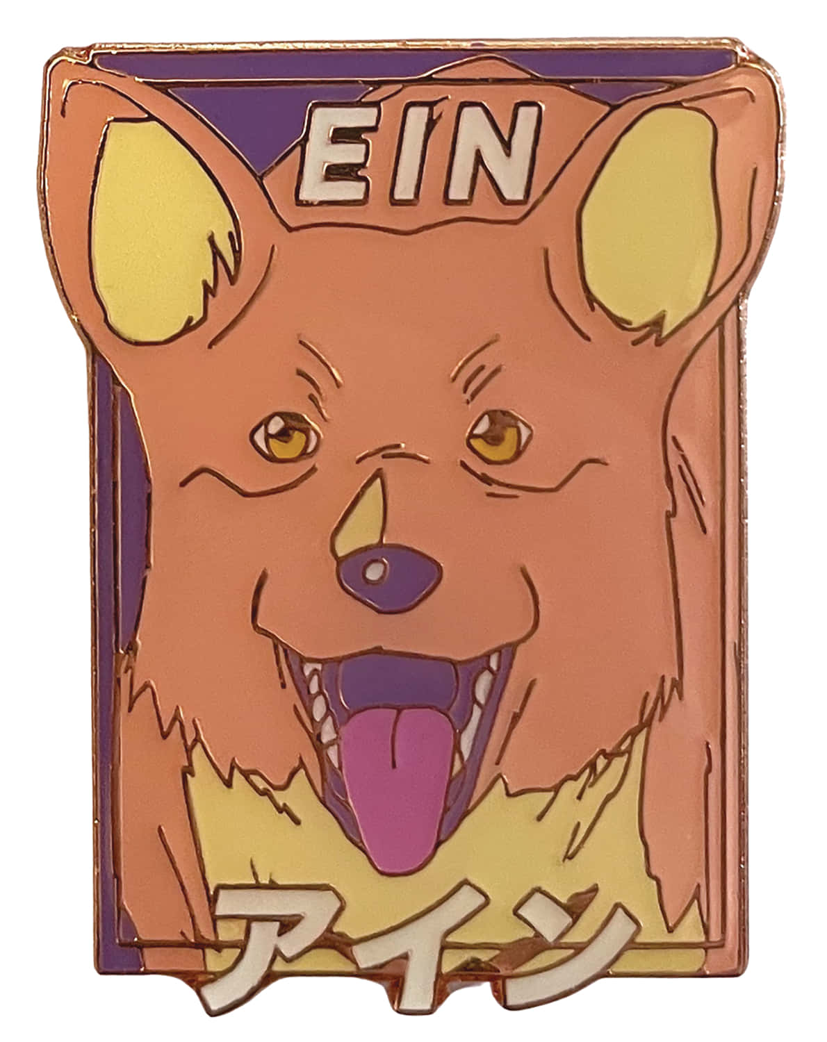 Cowboy Bebop, Ein, anime-style dog pin, HD Phone Wallpaper