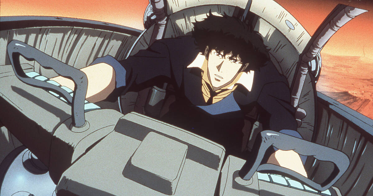 Cowboy Bebop, anime pilot, spiky black hair, SD Desktop Wallpaper