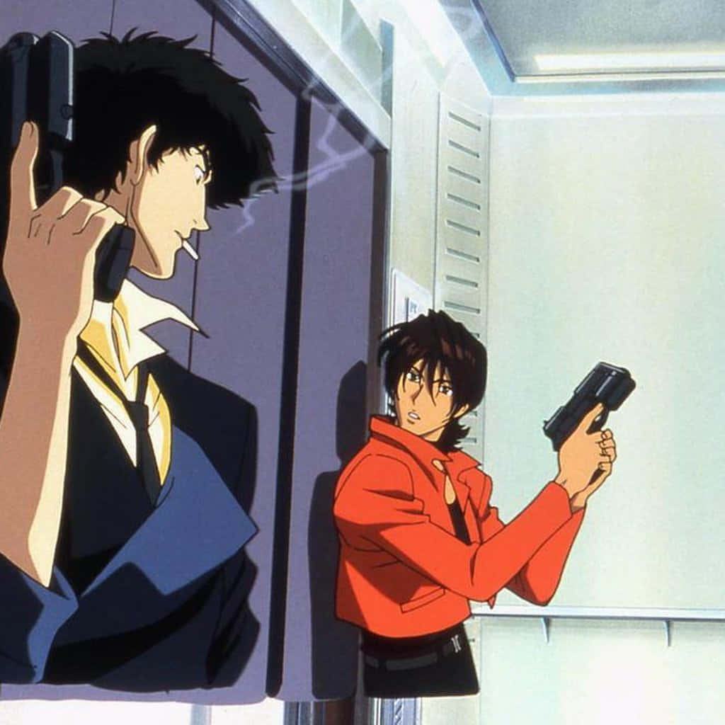 Cowboy Bebop, Electra, sterile hallway, SD Desktop Wallpaper