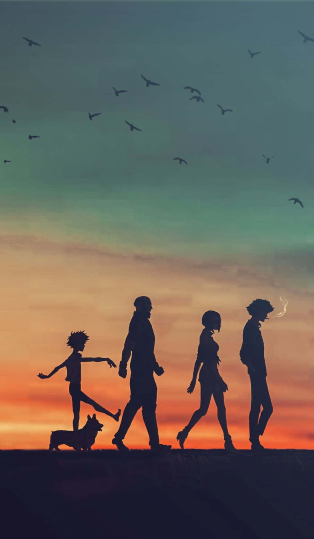 Cowboy Bebop, iPhone, sunset, HD Phone Wallpaper
