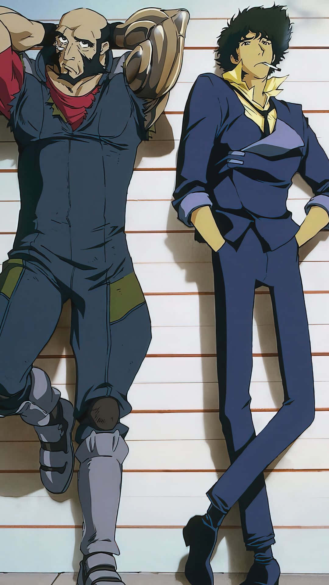 Cowboy Bebop, iPhone, blue jumpsuit, Full HD Phone Wallpaper